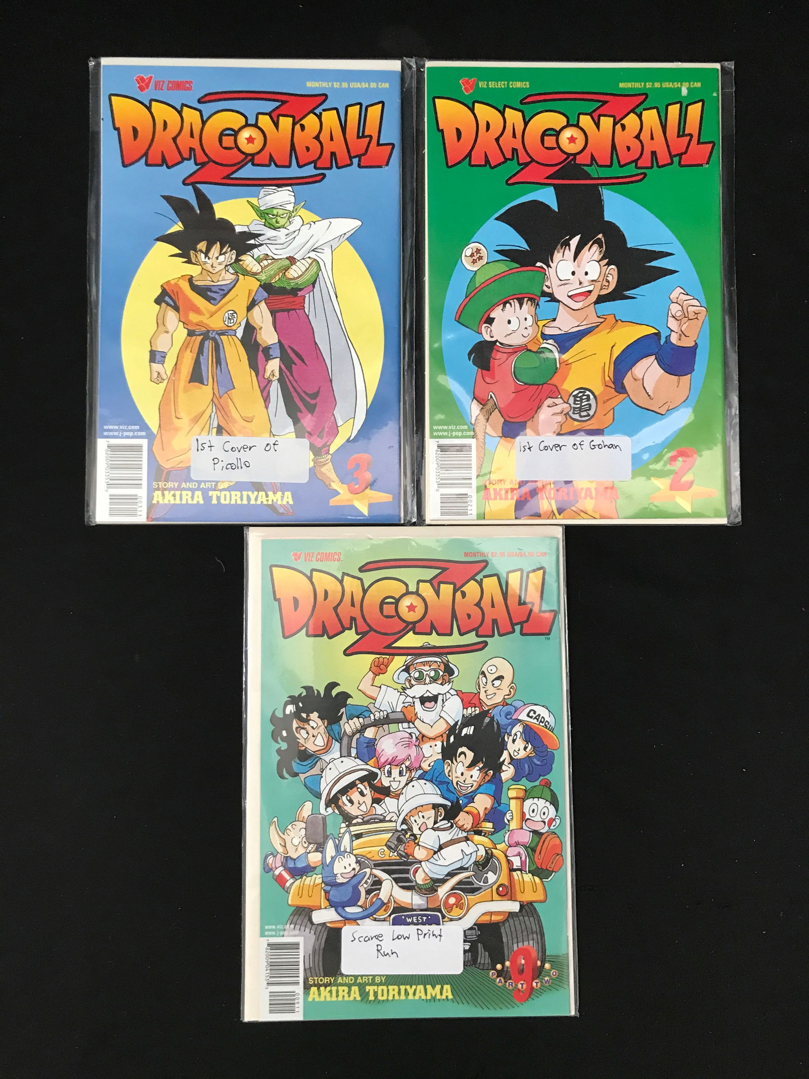 LOT OF 3 DRAGONBALL Z COMICS (VIZ COMICS) (1 of 1)