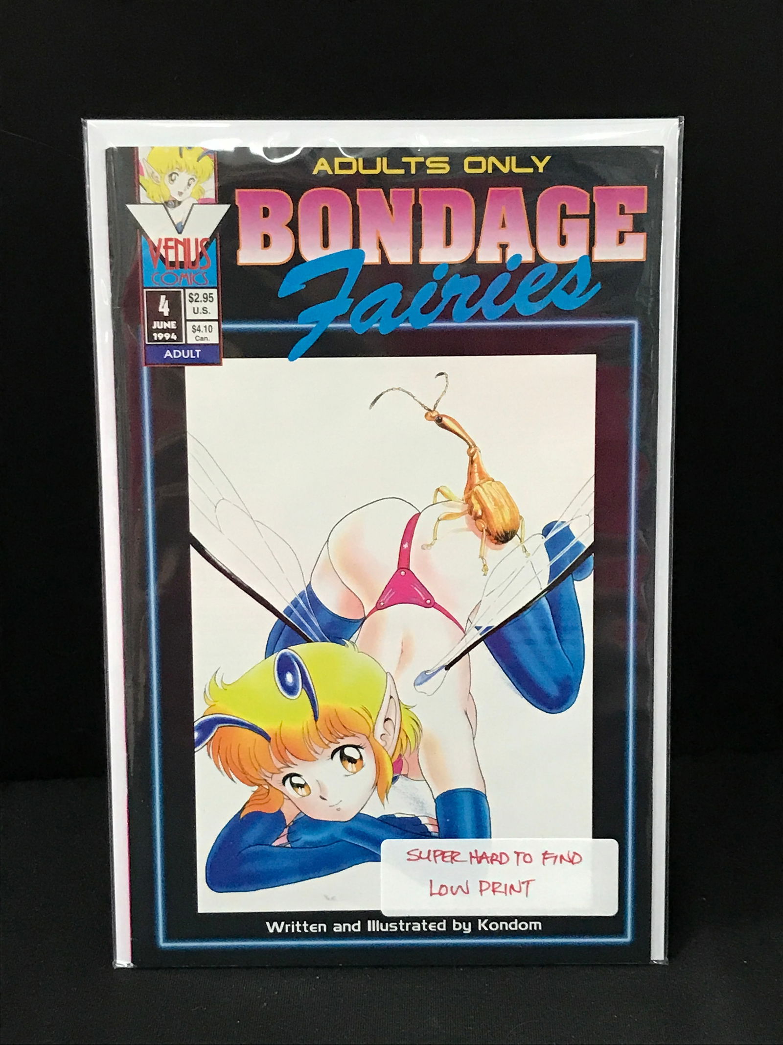 VENUS COMICS NO.4 BONDAGE FARIES: Prices are in Canadian dollars