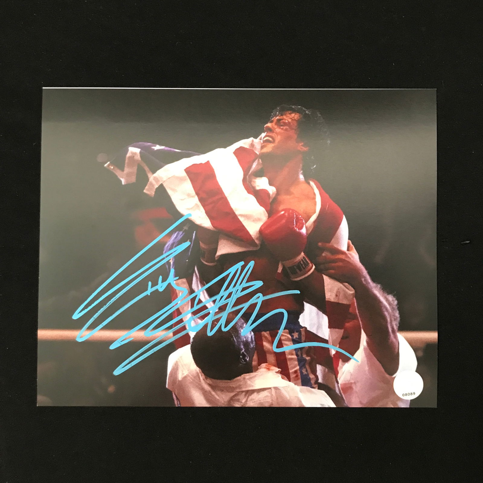 SYLVESTER STALLONE SIGNED ROCKY 8X10 - KB COA (1 of 1)