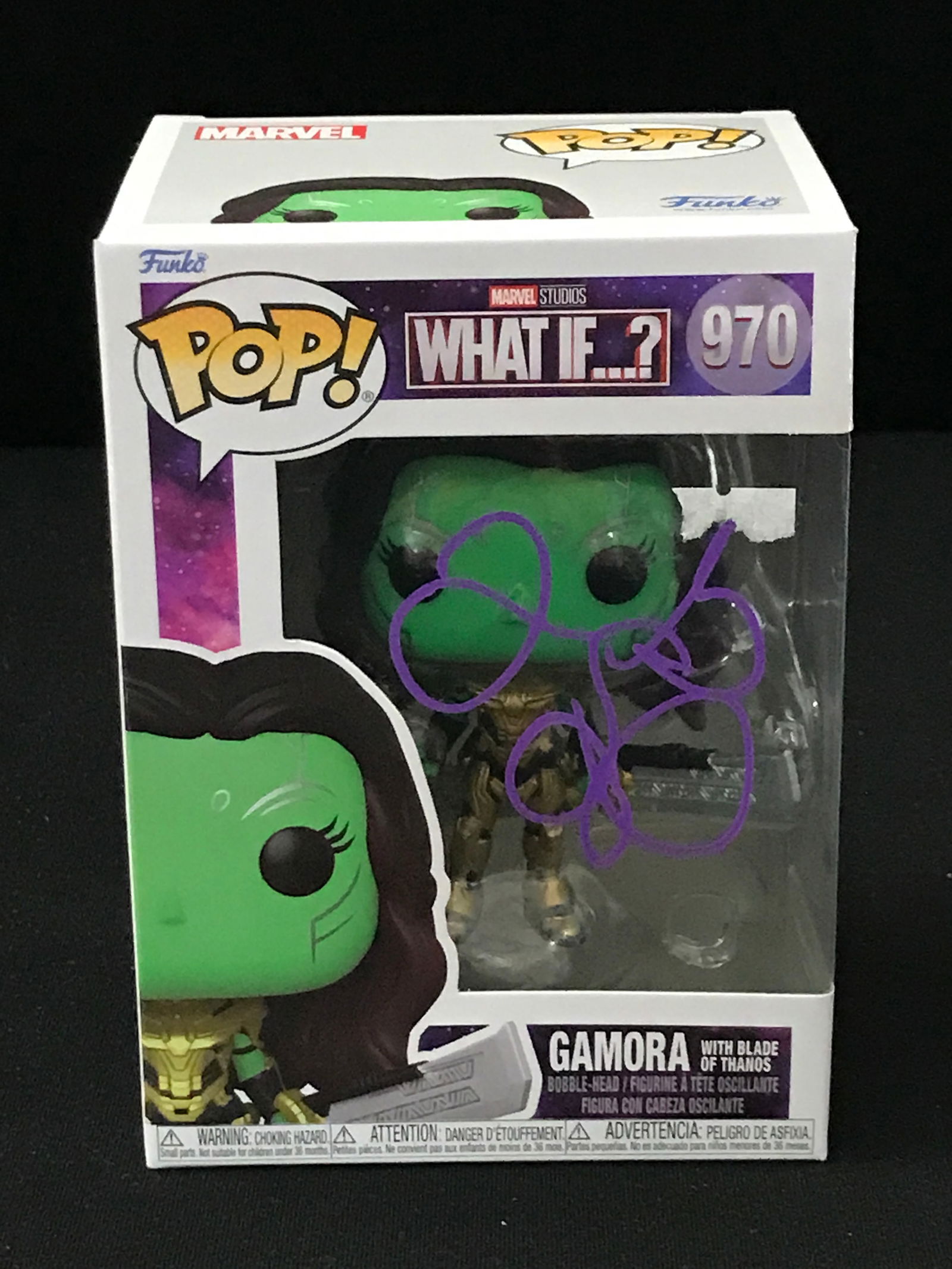ZOE SALDANA SIGNED FUNKO POP - KB COA (1 of 2)
