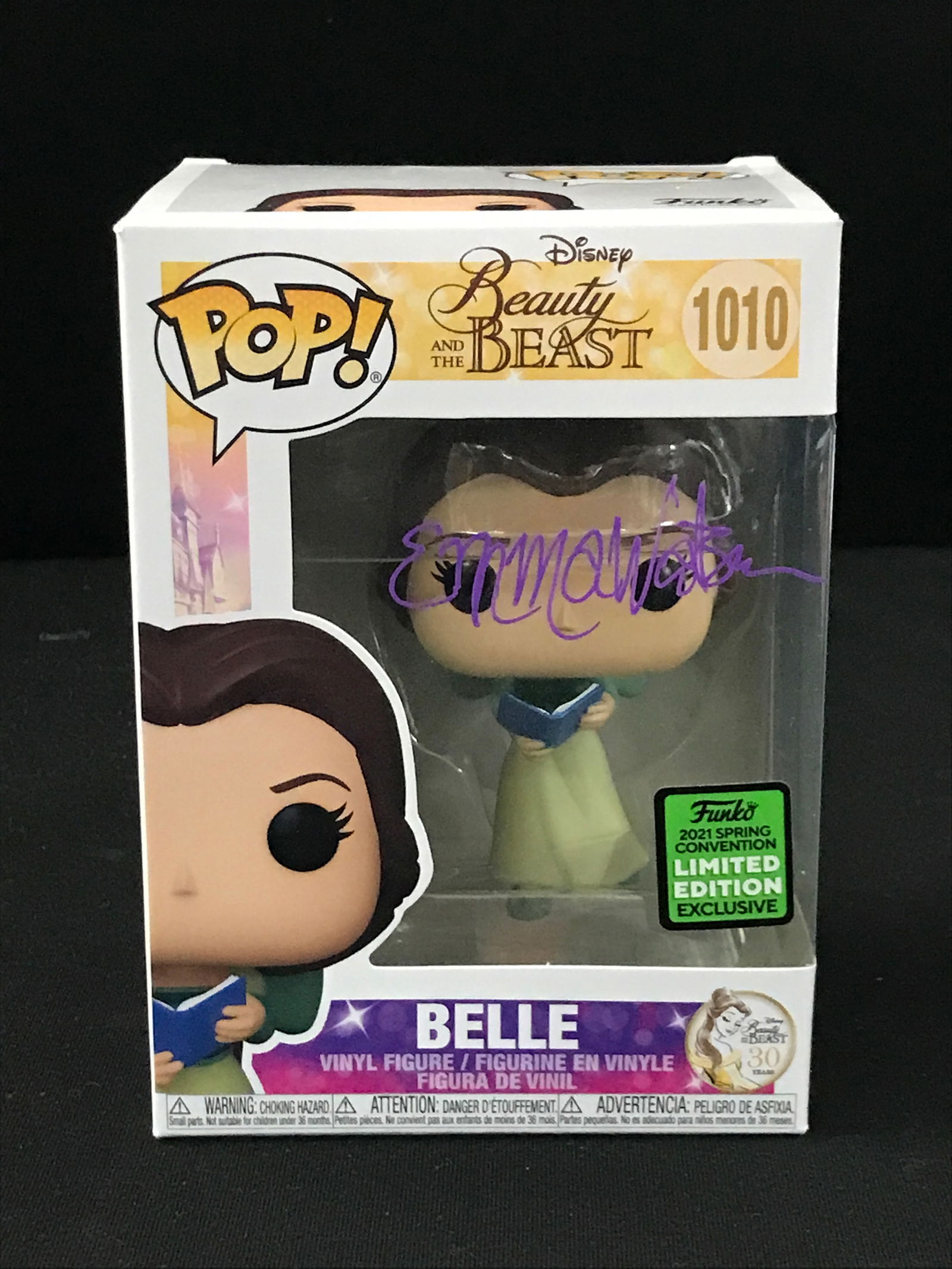 EMMA WATSON SIGNED BELLE FUNKO POP - KB COA (1 of 2)