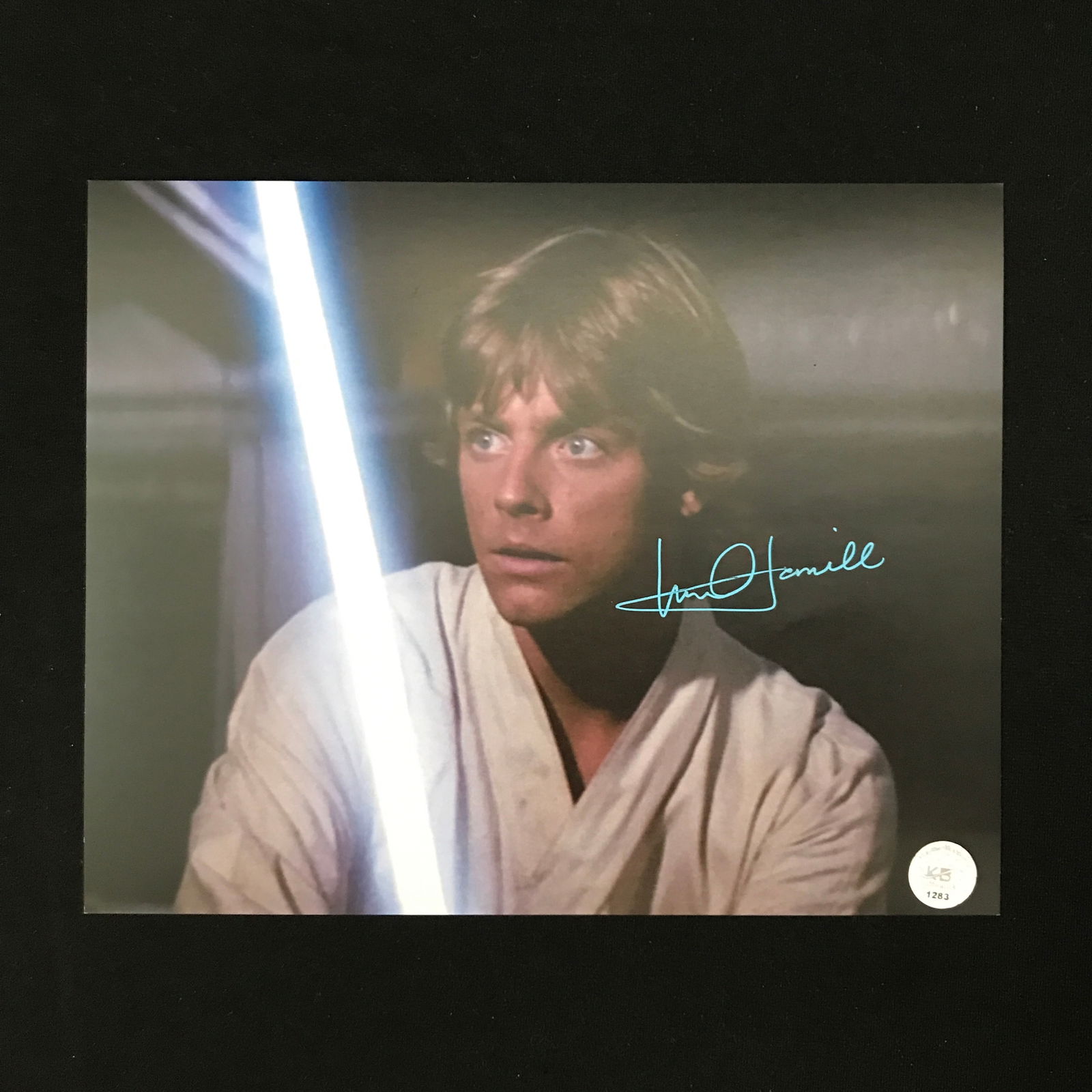 MARK HAMILL SIGNED STAR WARS 8X10 - KB COA (1 of 1)