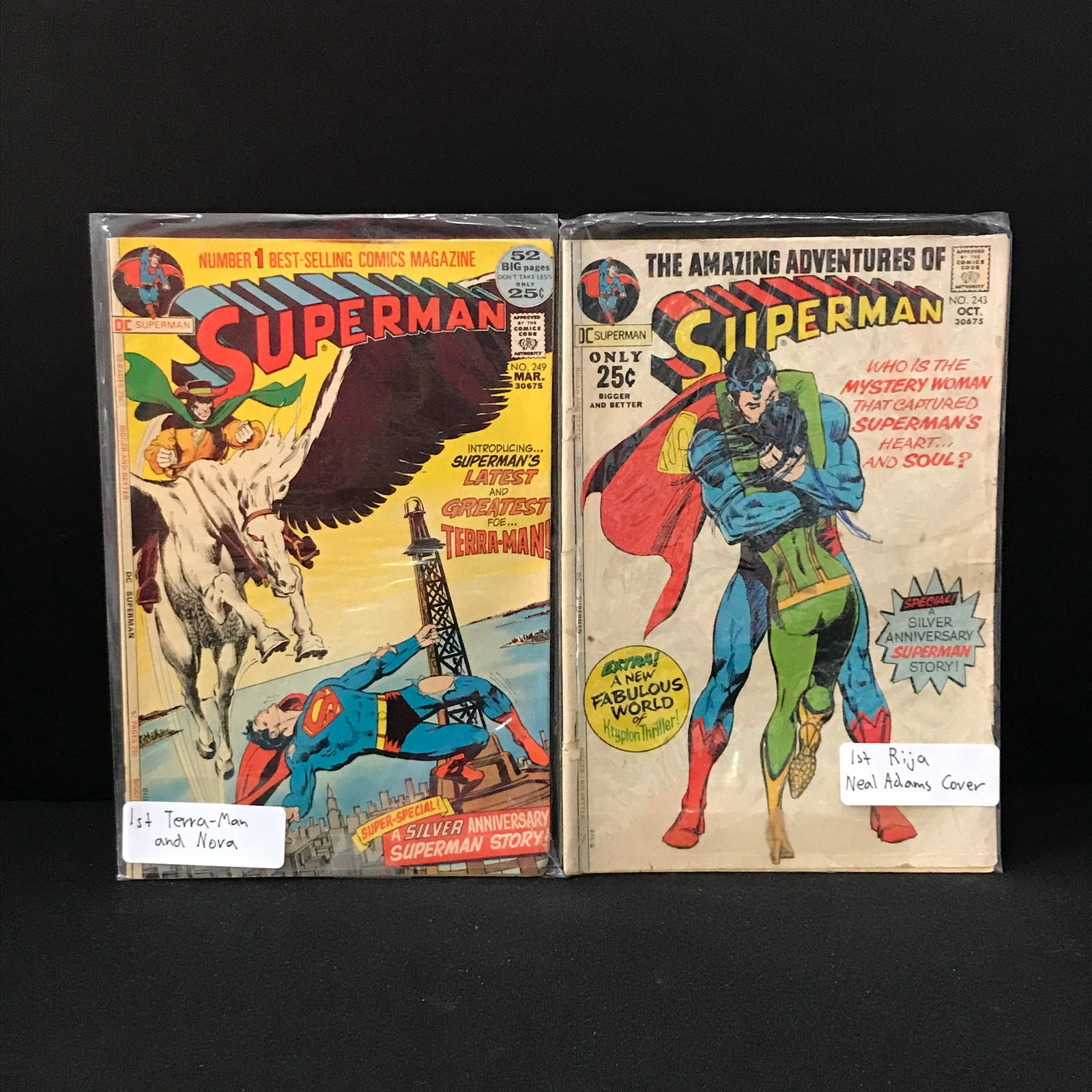 LOT OF 2 SUPERMAN COMICS #243 AND #249 - DC COMICS (1 of 1)