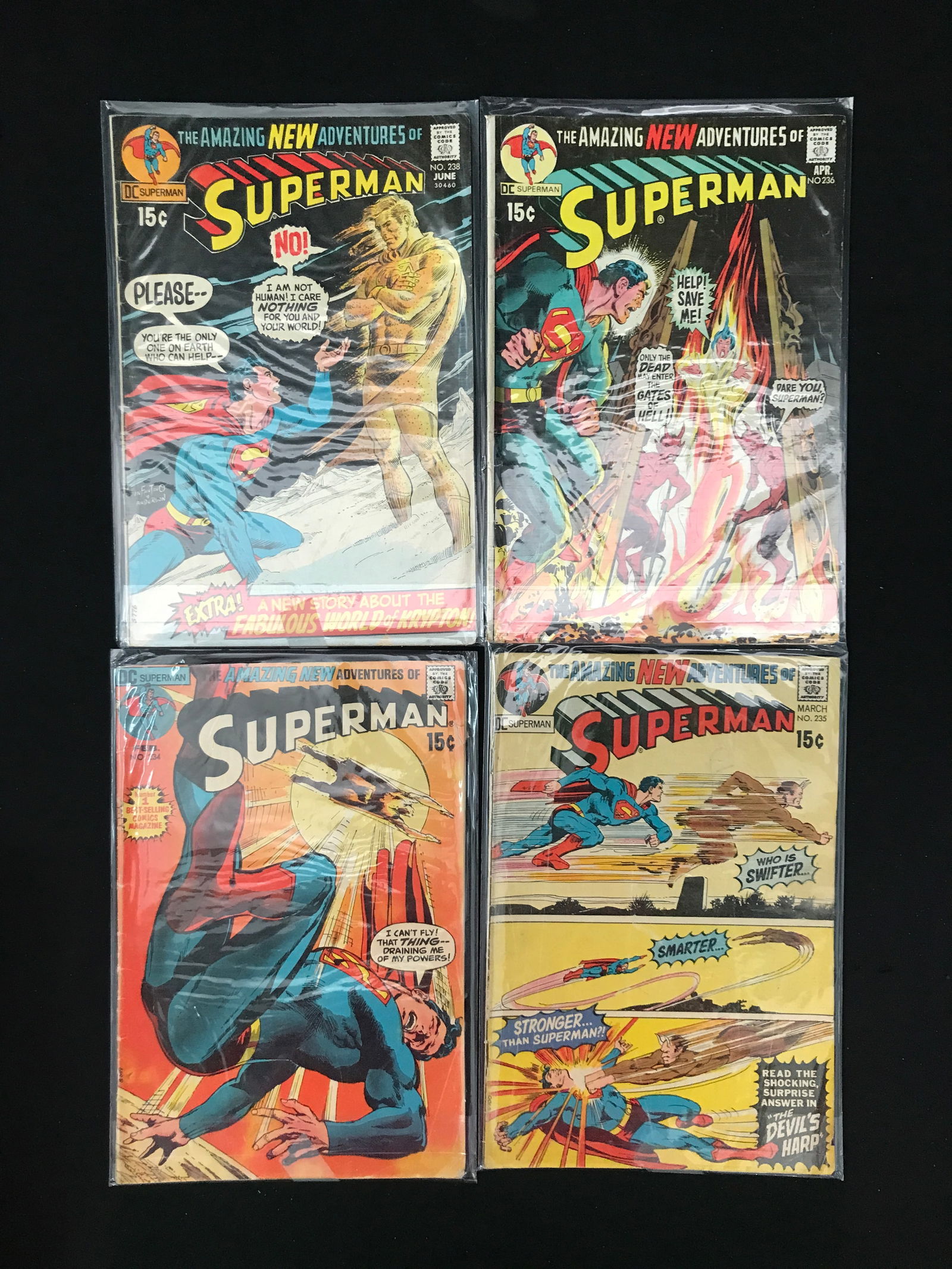 LOT OF 4 SUPERMAN COMICS - DC COMICS (1 of 1)