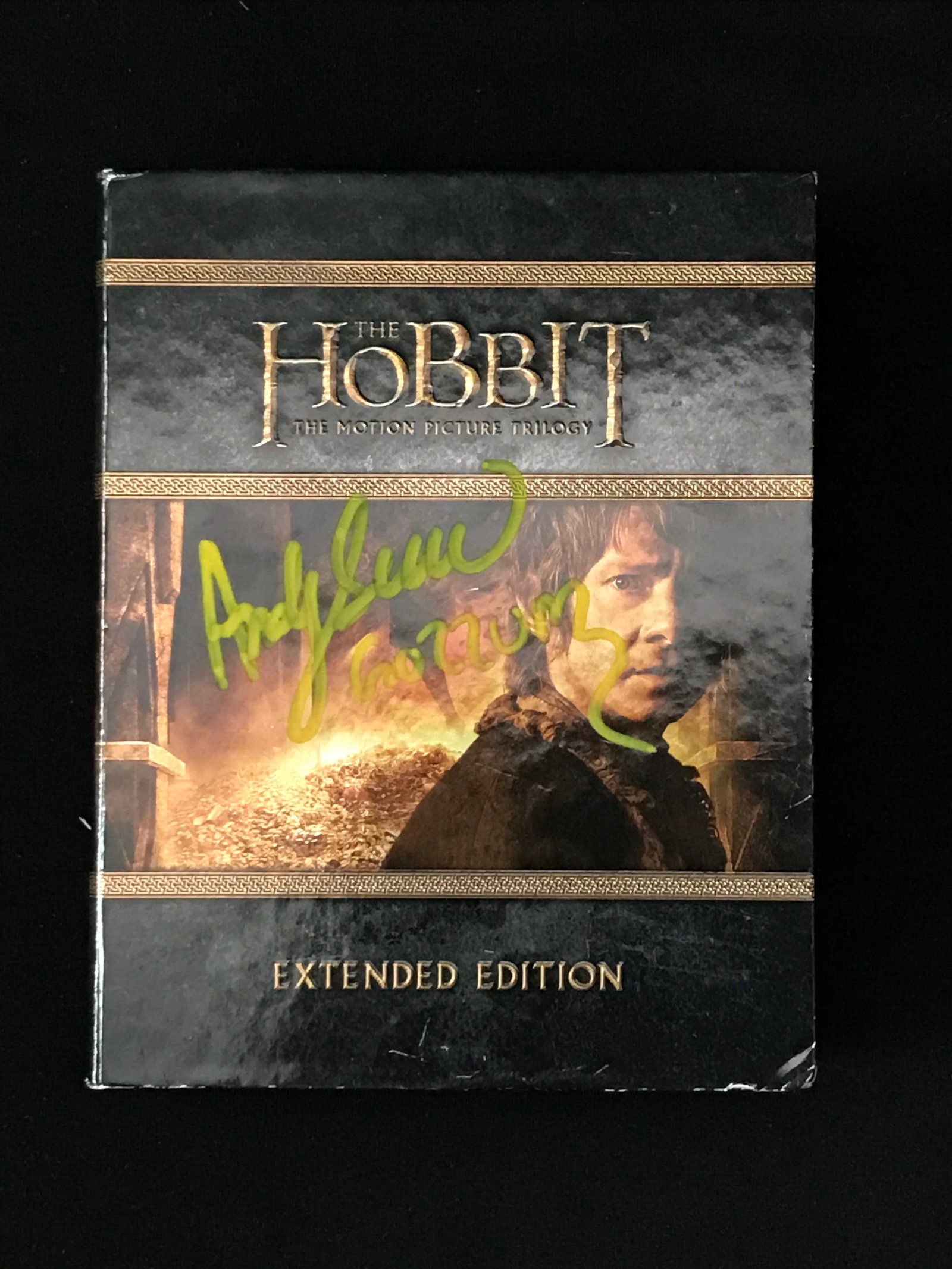 ANDY SERKIS SIGNED HOBBIT DVDS WWOC COA: Prices are in Canadian dollars