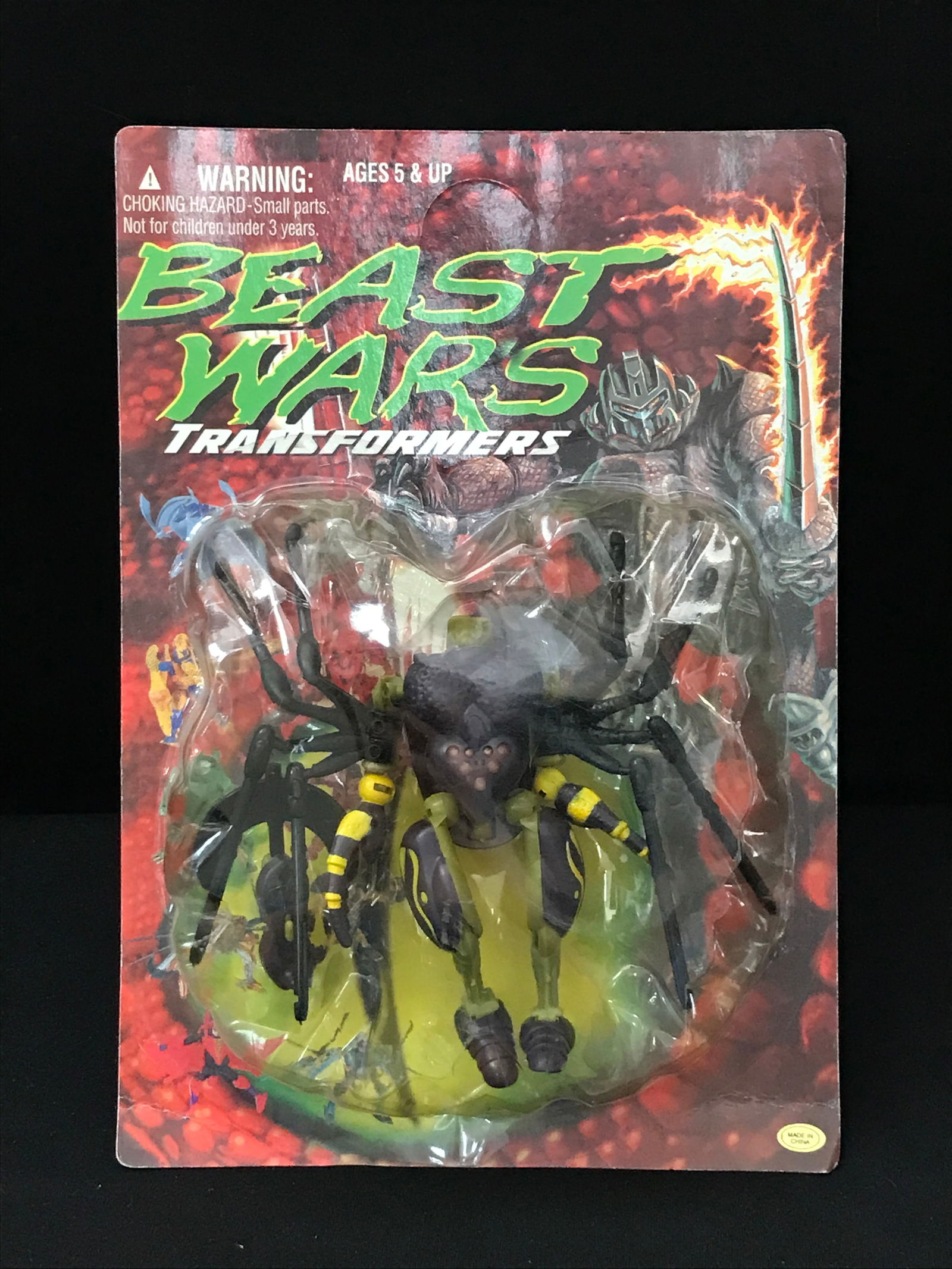 1995 TRANSFORMERS BEAST WARS BLACK ARACHNIA (1 of 1)
