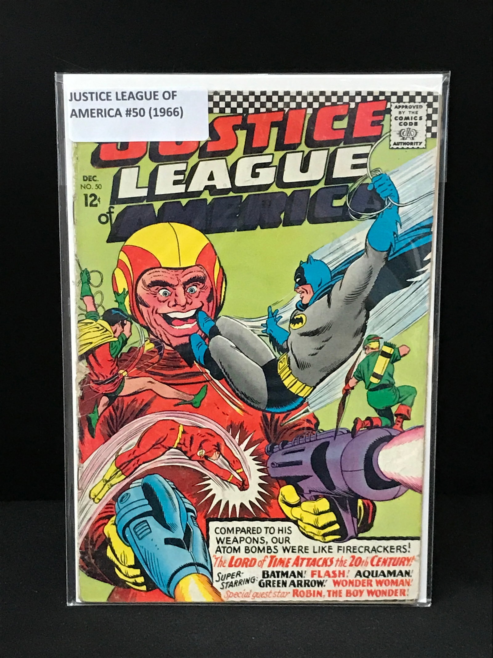 DC COMICS NO.50 JUSTICE LEAGUE OF AMERICA: Prices are in Canadian dollars