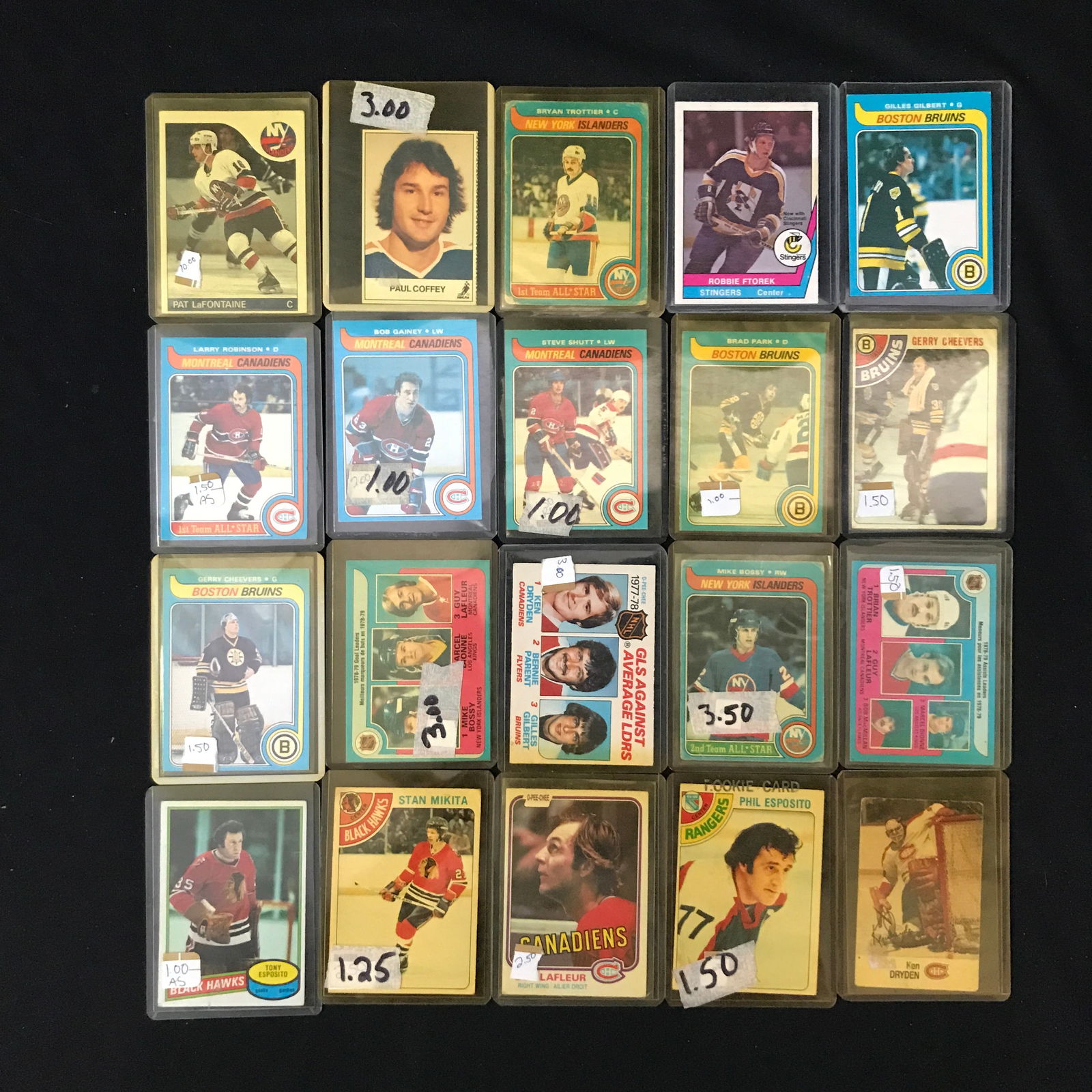 LOT OF 20 1970'S NHL STAR CARDS (1 of 1)