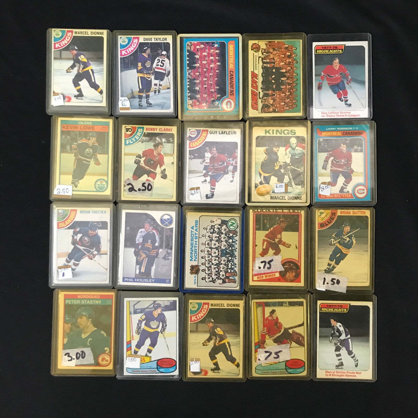 LOT OF 20 1970'S NHL STAR CARDS (1 of 1)