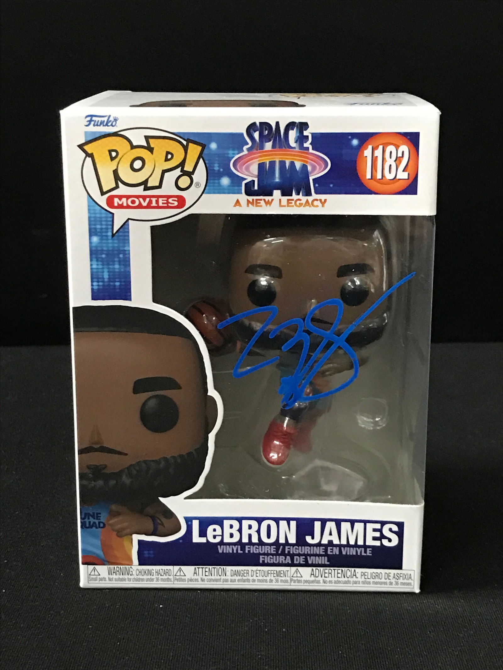 LEBRON JAMES SIGNED FUNKO POP - KB COA (1 of 2)