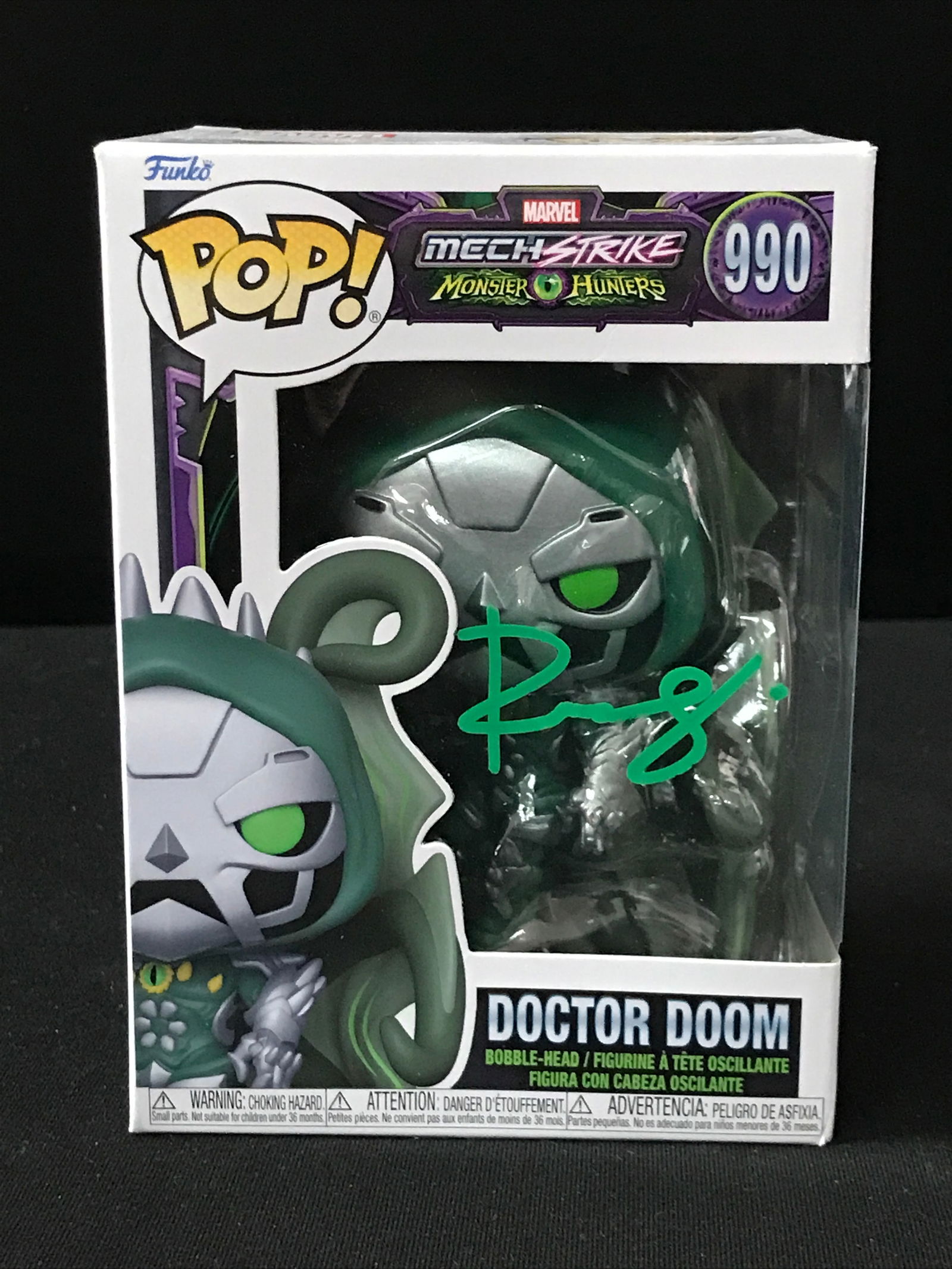 ROBERT DOWNEY JNR SIGNED DOCTOR DOOM FUNKO POP - KB COA (1 of 2)
