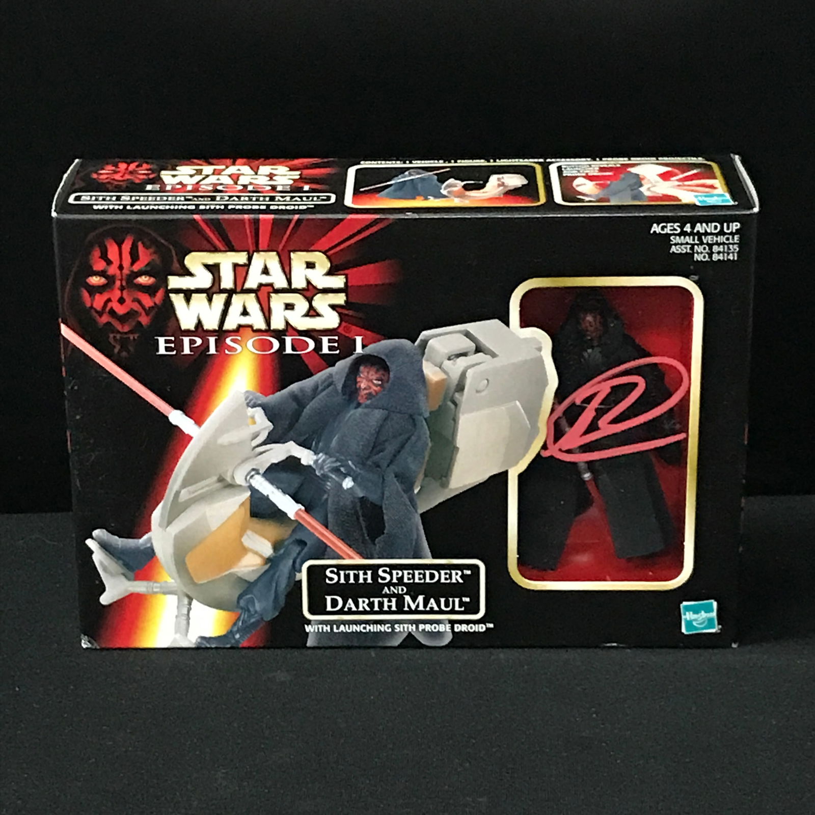 RAY PARK SIGNED DARTH MAUL ACTION FIGURE - WWOC COA (1 of 1)