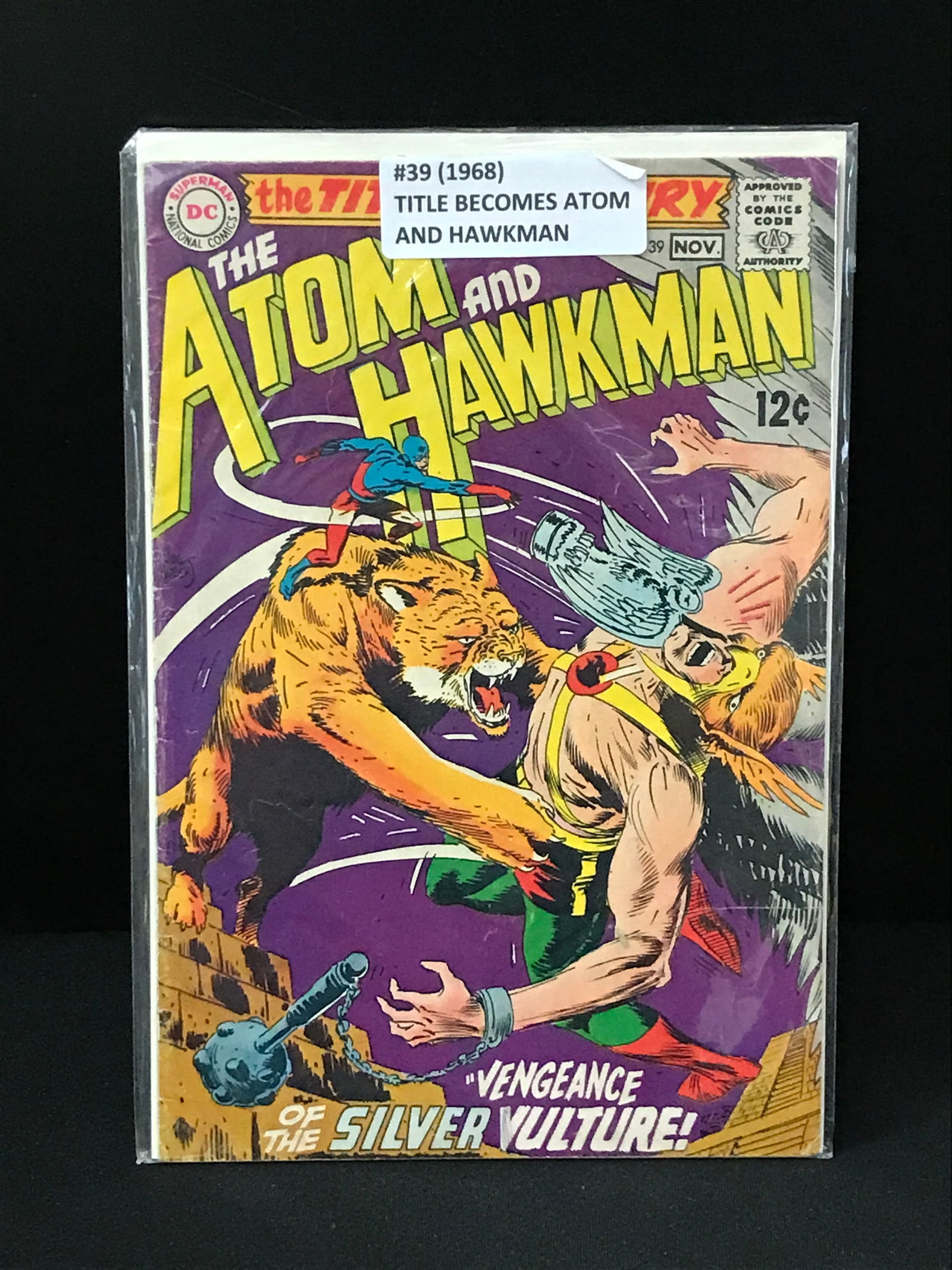 DC COMICS NO.39 THE ATOM AND HAWKMAN (1 of 1)