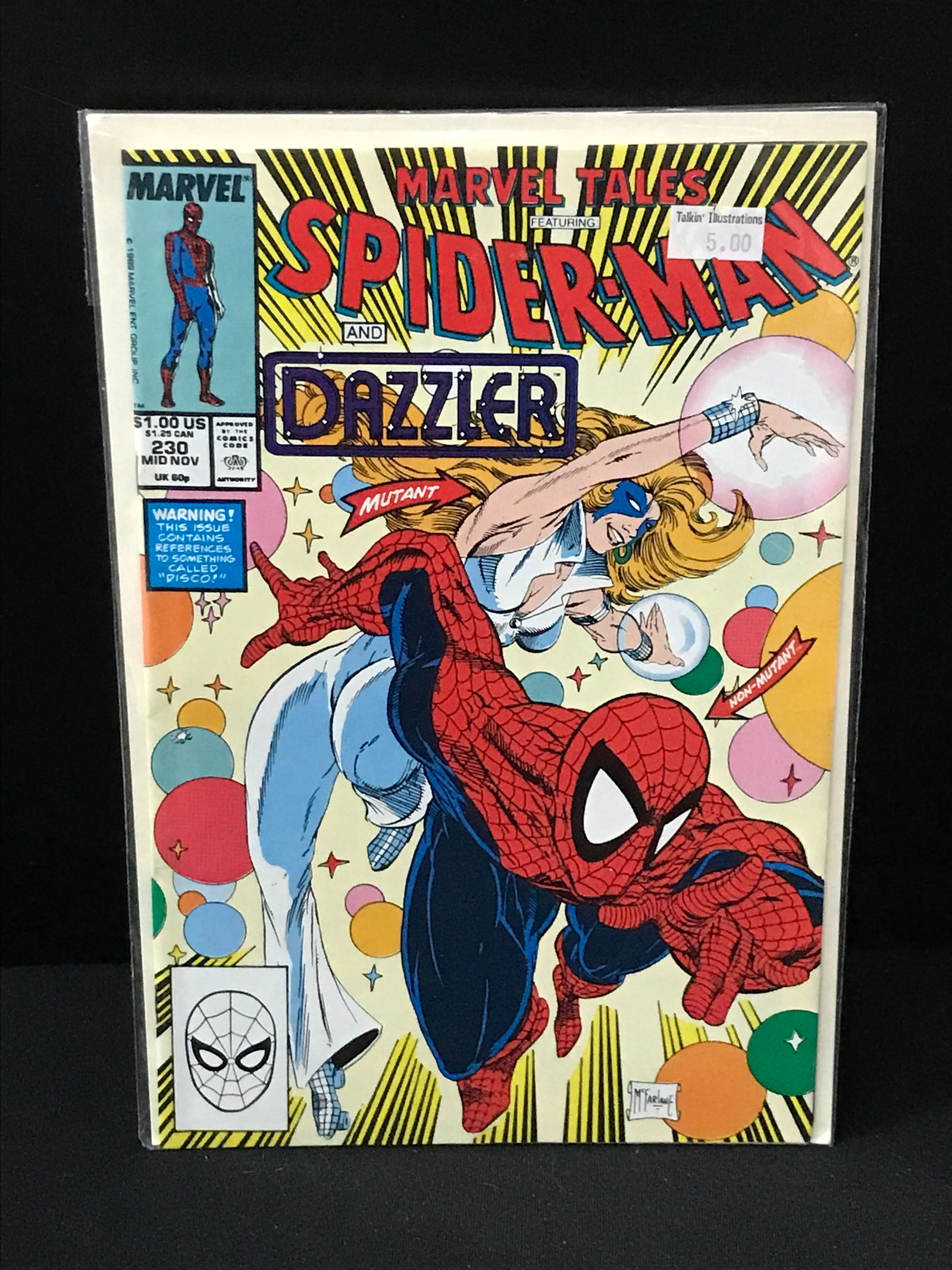 MARVEL TALES FEATURING SPIDERMAN AND THE DAZZLER #230 - MARVEL COMICS (1 of 1)