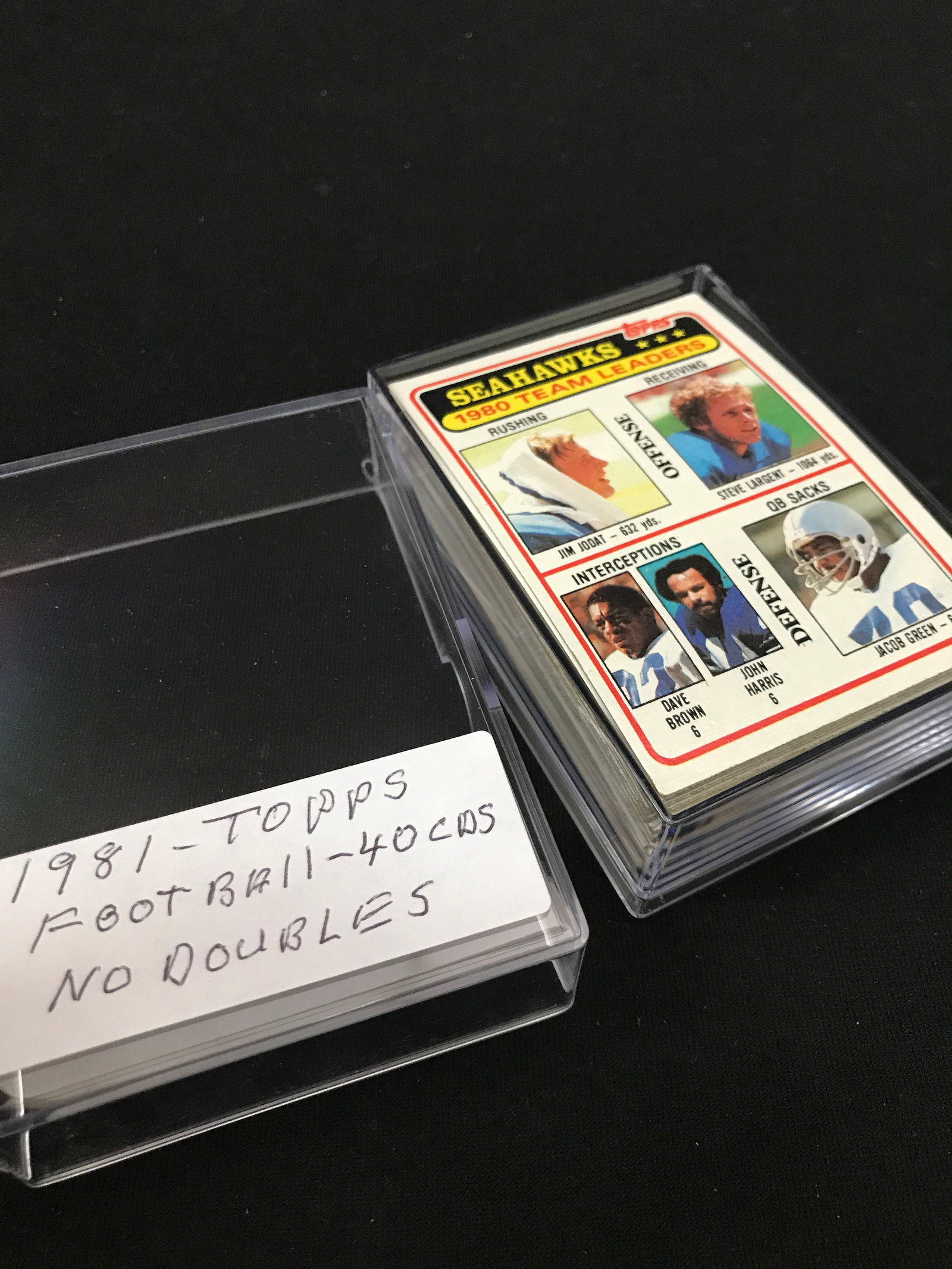 1981 TOPPS FOOTBALL CARD LOT (NO DOUBLES): Prices are in Canadian Dollars