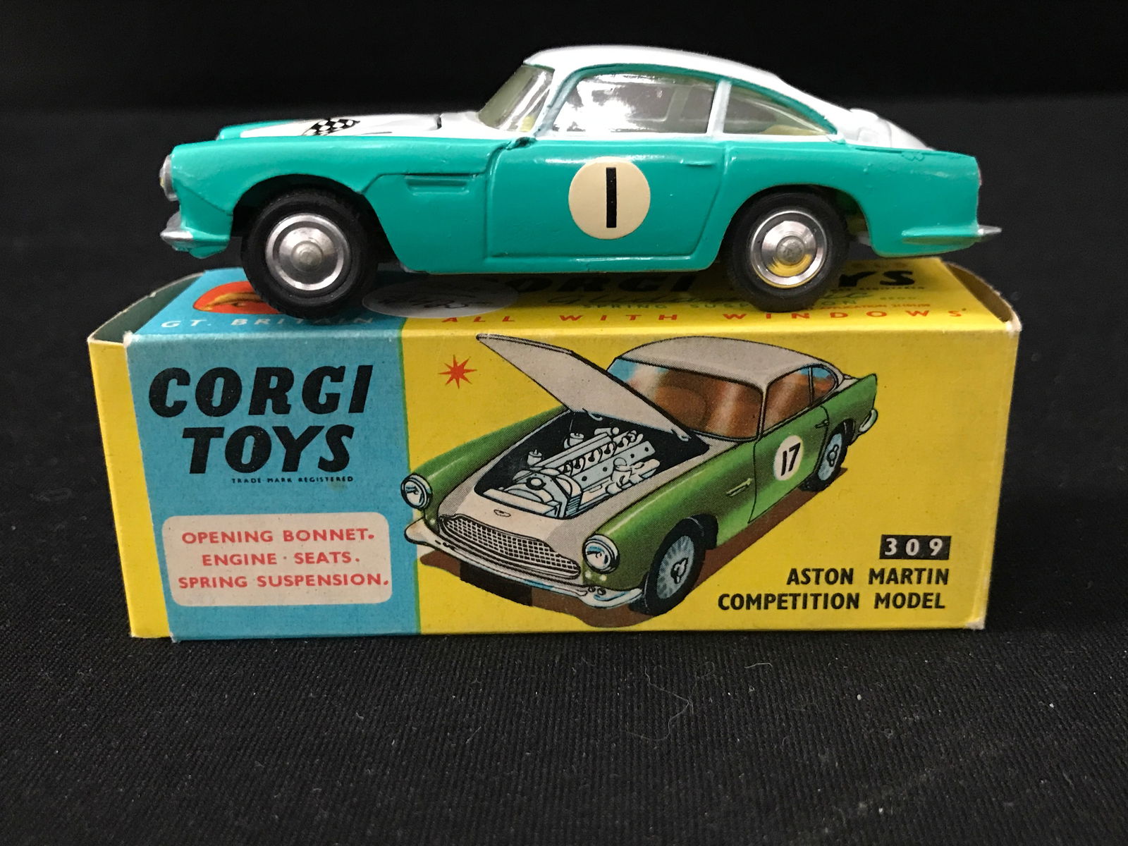 1960 CORGI TOYS NO.309 MINT CONDITION WITH ORIGINAL BOX (1 of 3)
