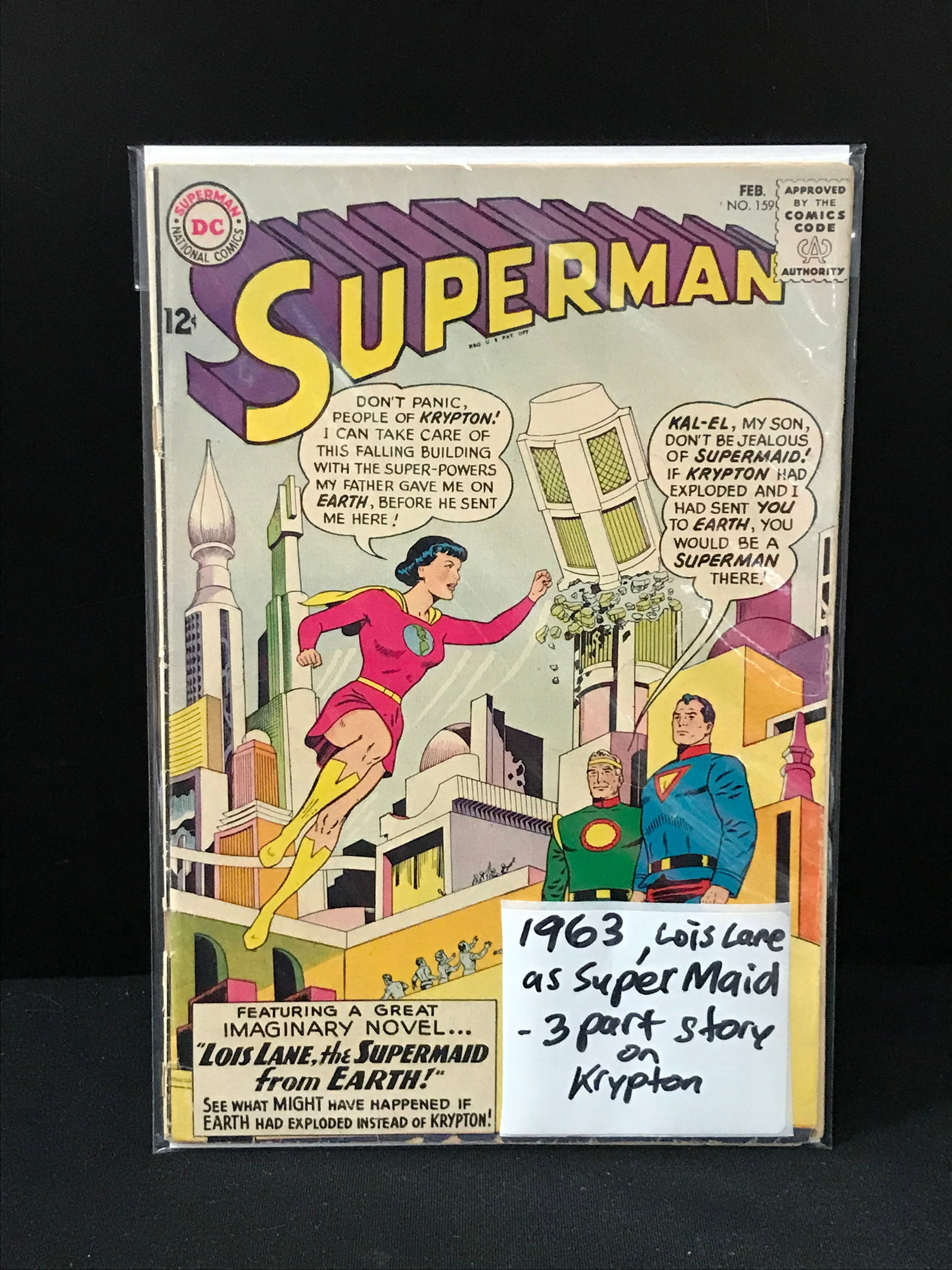 DC COMICS NO.159 SUPERMAN: Prices are in Canadian dollars