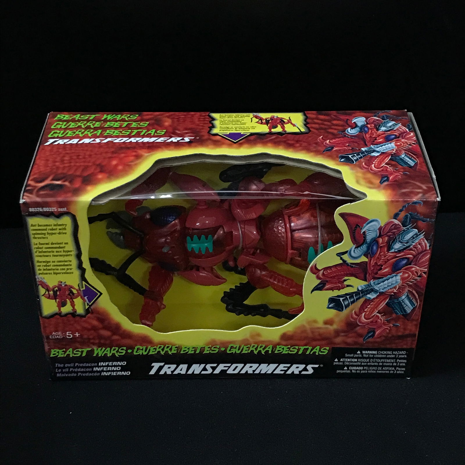 VINTAGE SEALED TRANSFORMERS BEAST WARS ACTION FIGURE - IN BOX (1 of 1)