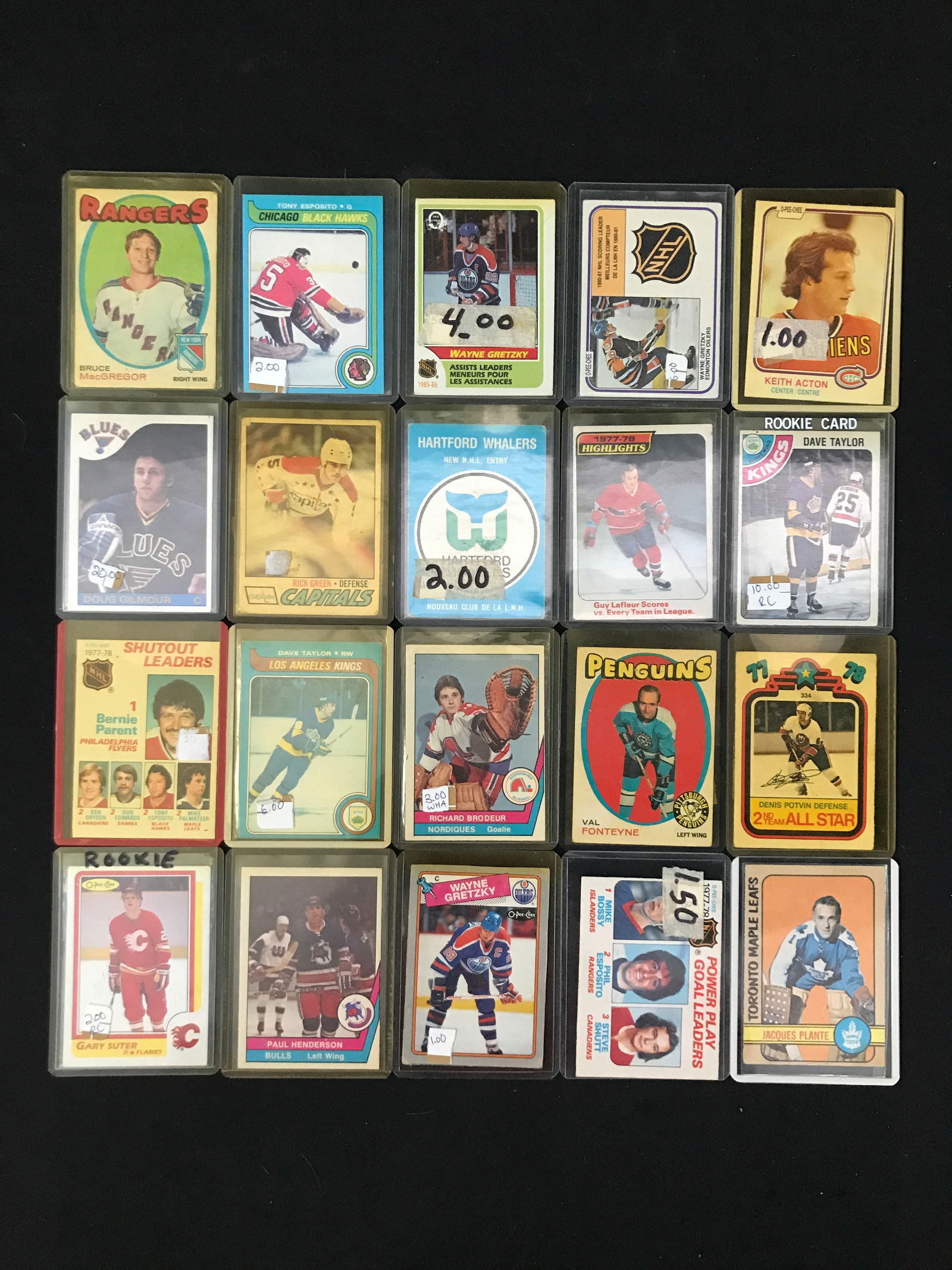 LOT OF VINTAGE NHL STAR CARDS (1 of 1)