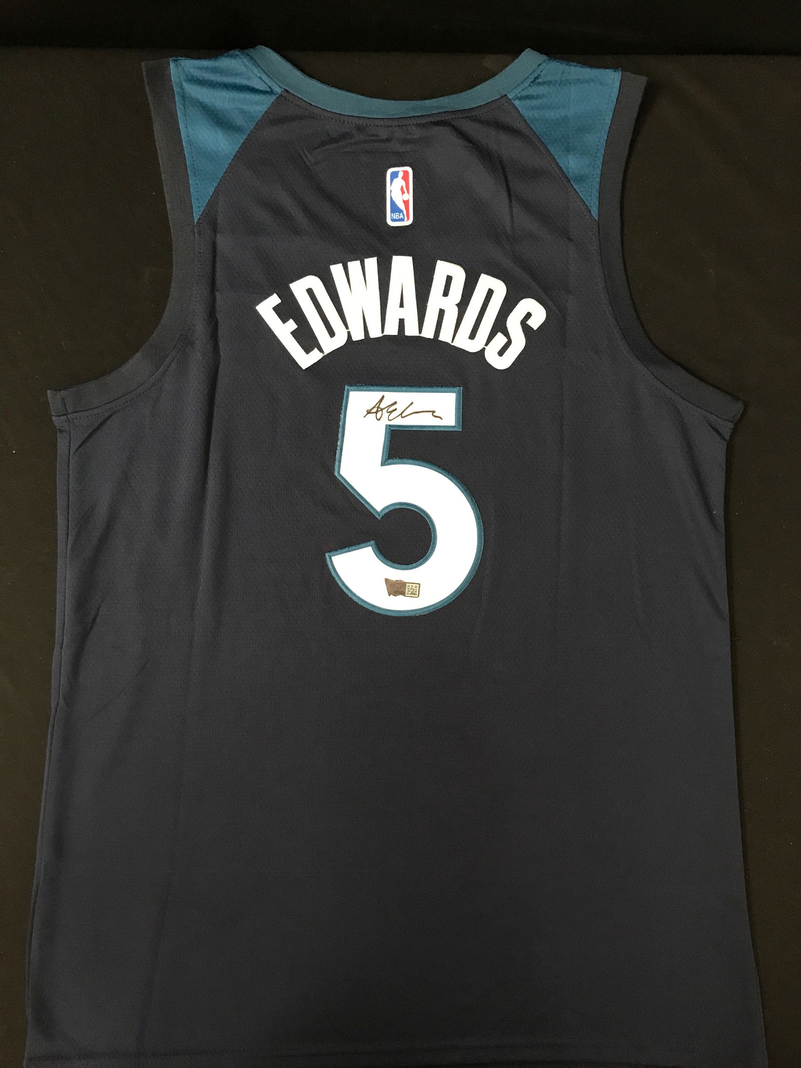 ANTHONY EDWARDS SIGNED MINNESOTA VIKINGS JERSEY - ACE COA (1 of 3)