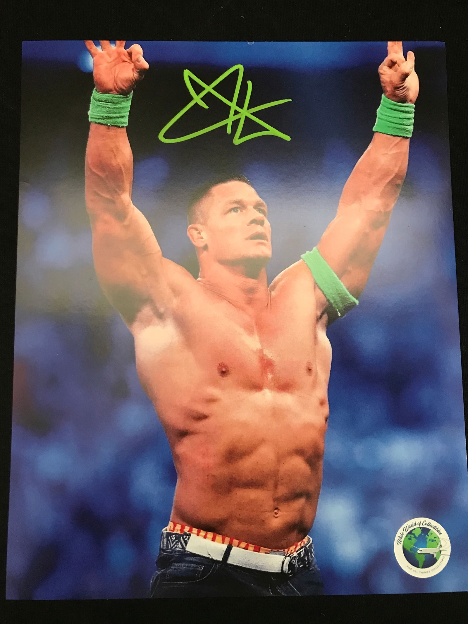 JOHN CENA SIGNED 8X10 - WWOC COA (1 of 1)