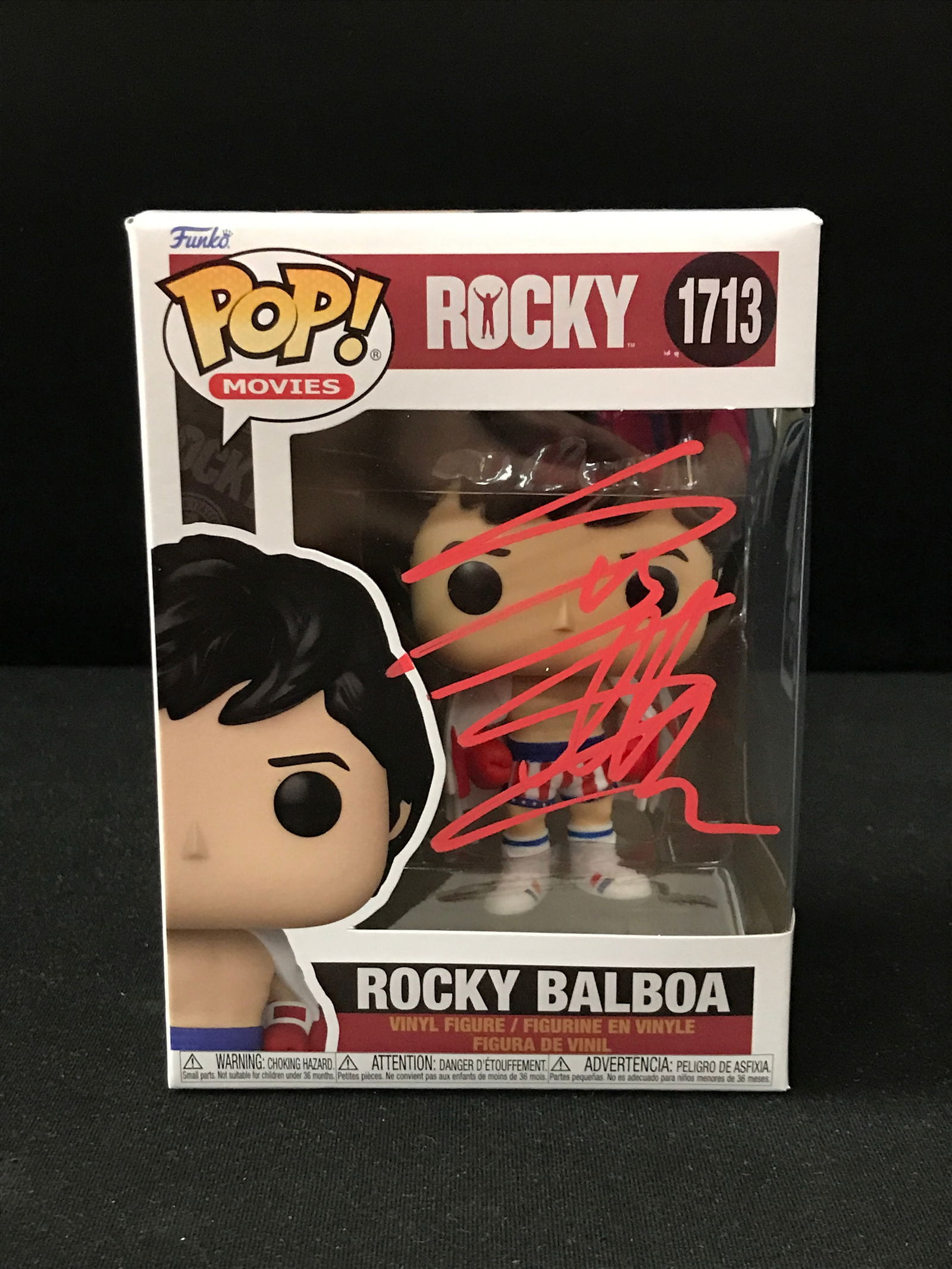 SYLVESTER STALLONE SIGNED FUNKO POP! KB AUTHENTICS COA (1 of 1)