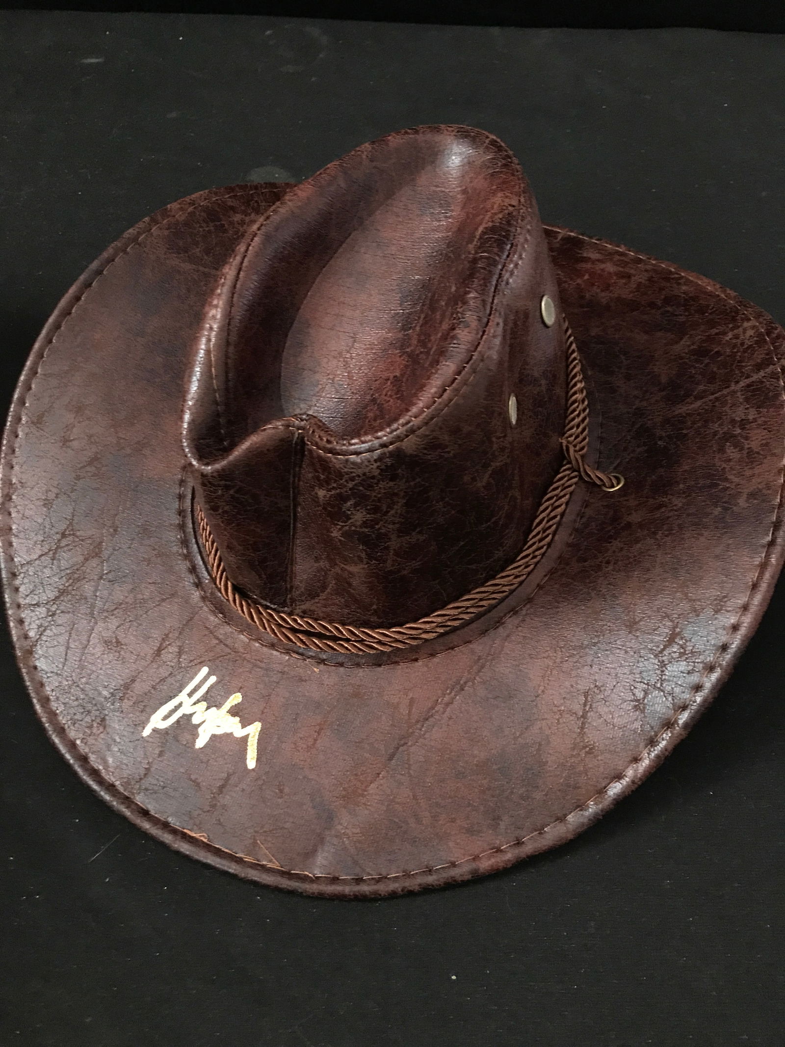 HARRISON FORD SIGNED INDIANA JONES HAT (KB AUTHENTICS COA) (1 of 2)