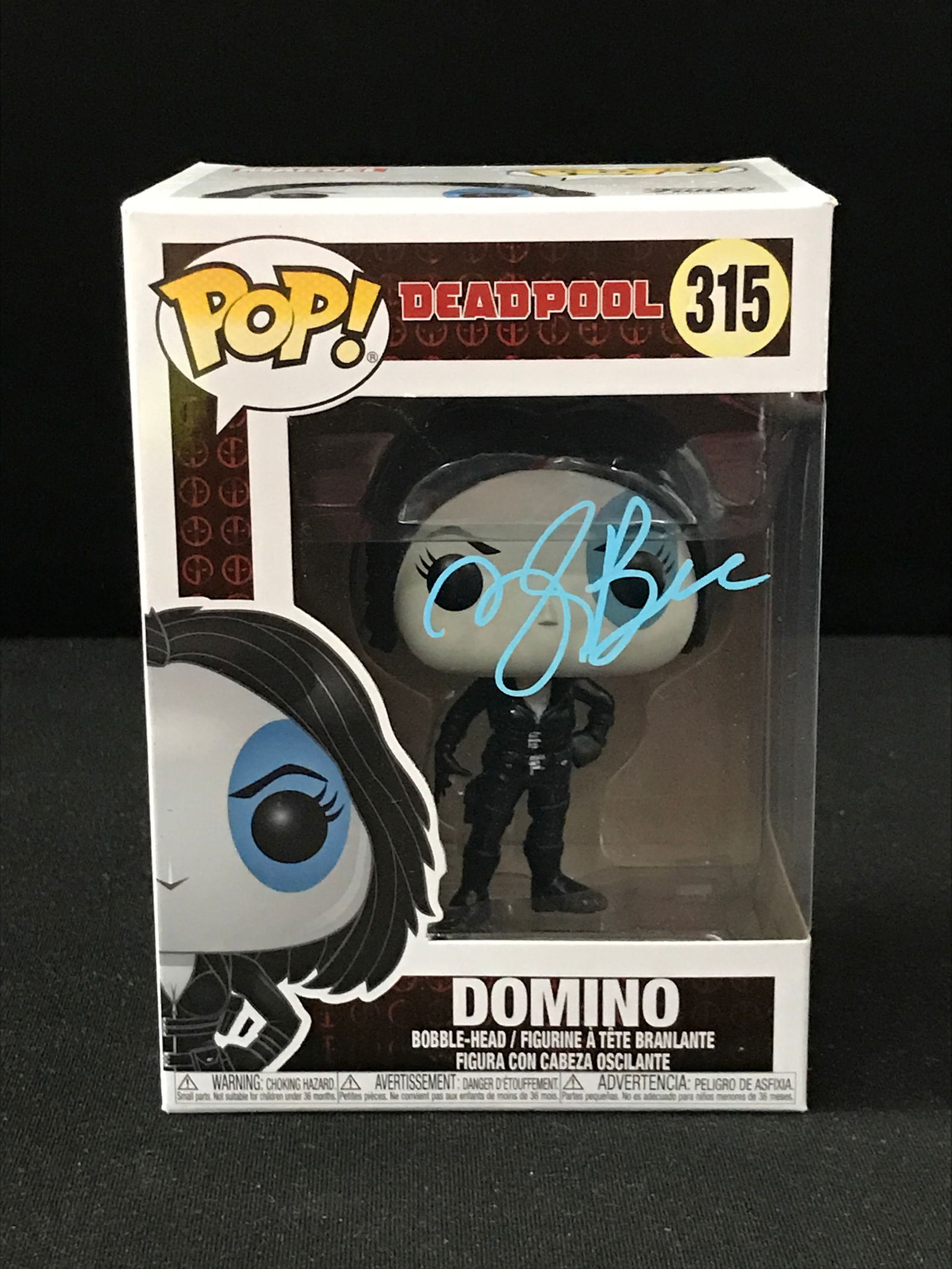 ZAZIE BEETS SIGNED DEADPOOL FUNKO POP - KB COA (1 of 1)