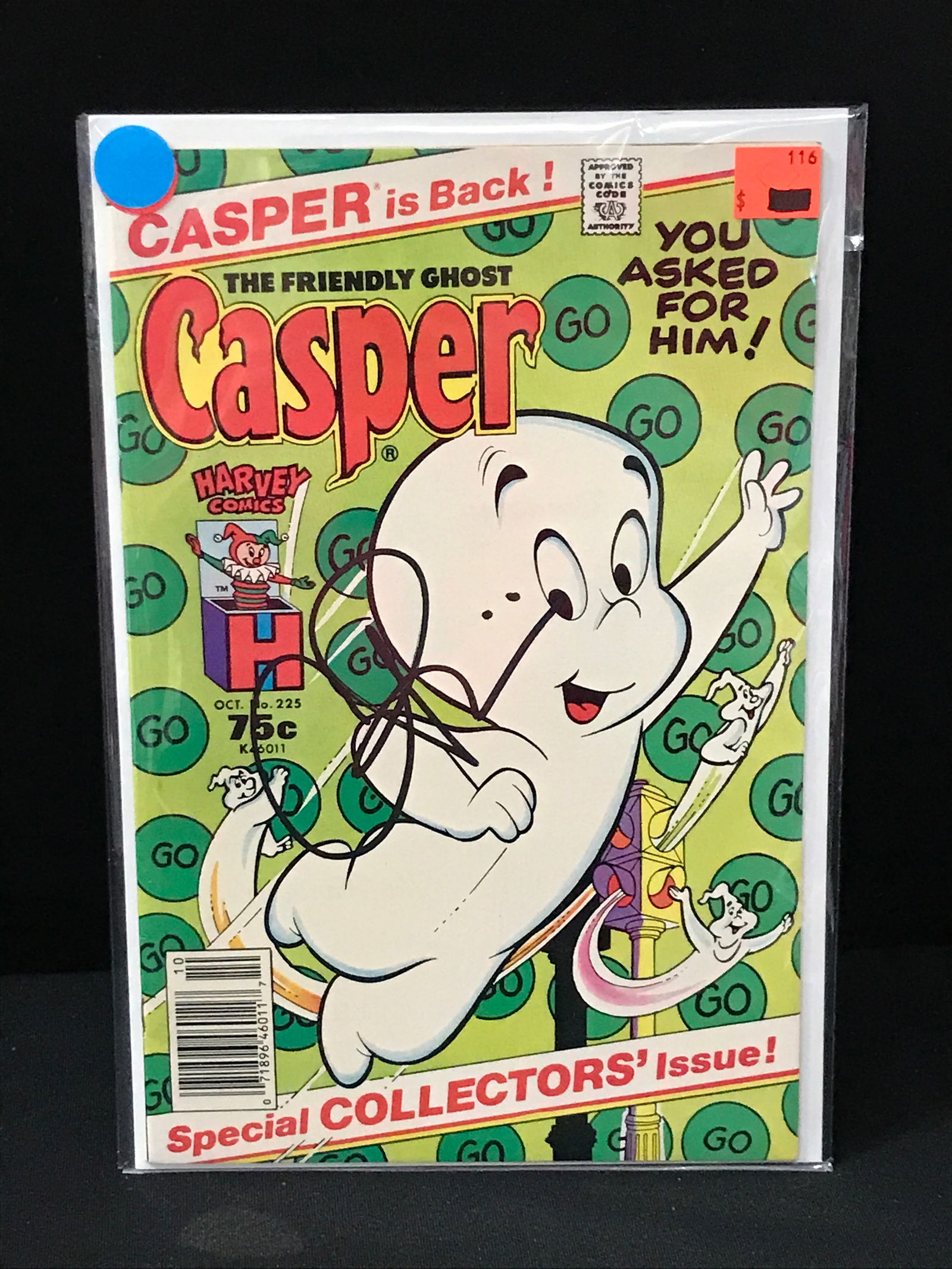 CASPER COMIC BOOK SIGNED BY CHRISTINA RICCI - WWOC COA (1 of 1)