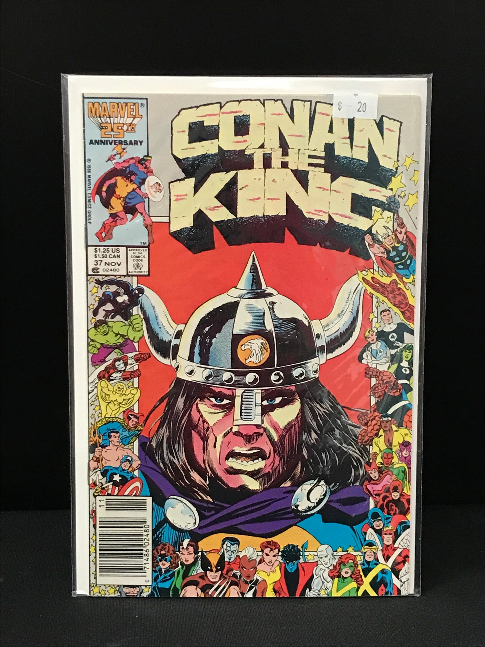 MARVEL COMICS NO.37 CONAN THE KING: Prices are in Canadian dollars