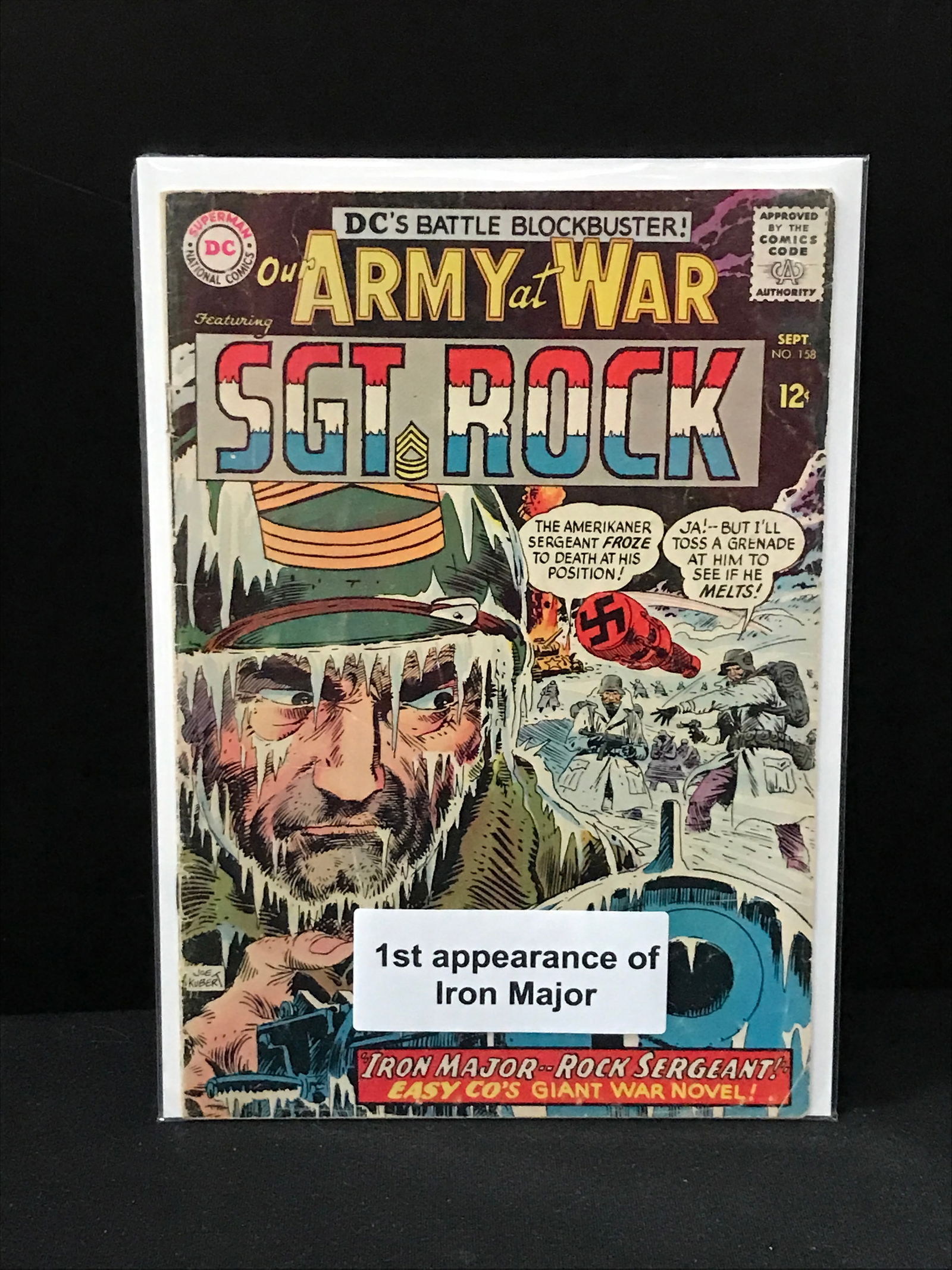 DC COMICS NO.158 SGT ROCK (1 of 1)