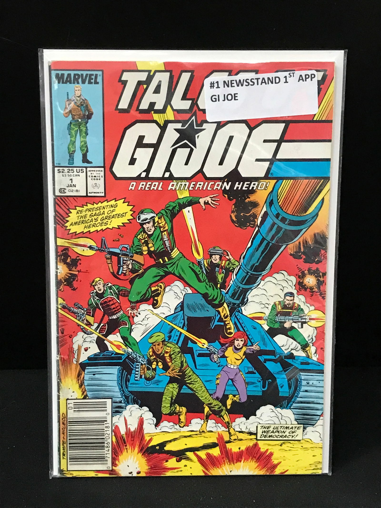 MARVEL COMICS NO.1 G.I. JOE (1 of 1)