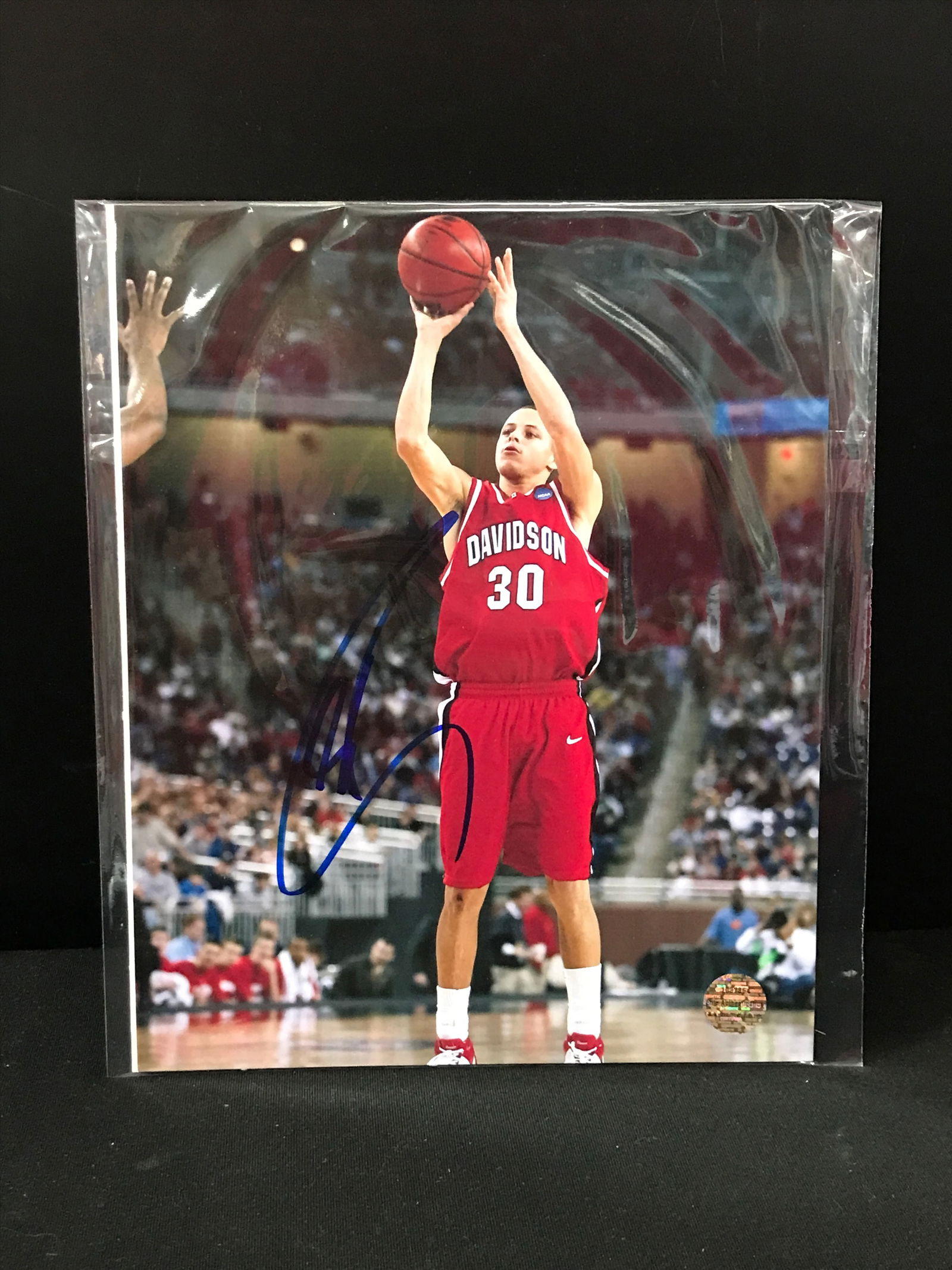 STEPH CURRY SIGNED 8X10 PHOTO ELITE AUTHENTICATION (1 of 2)
