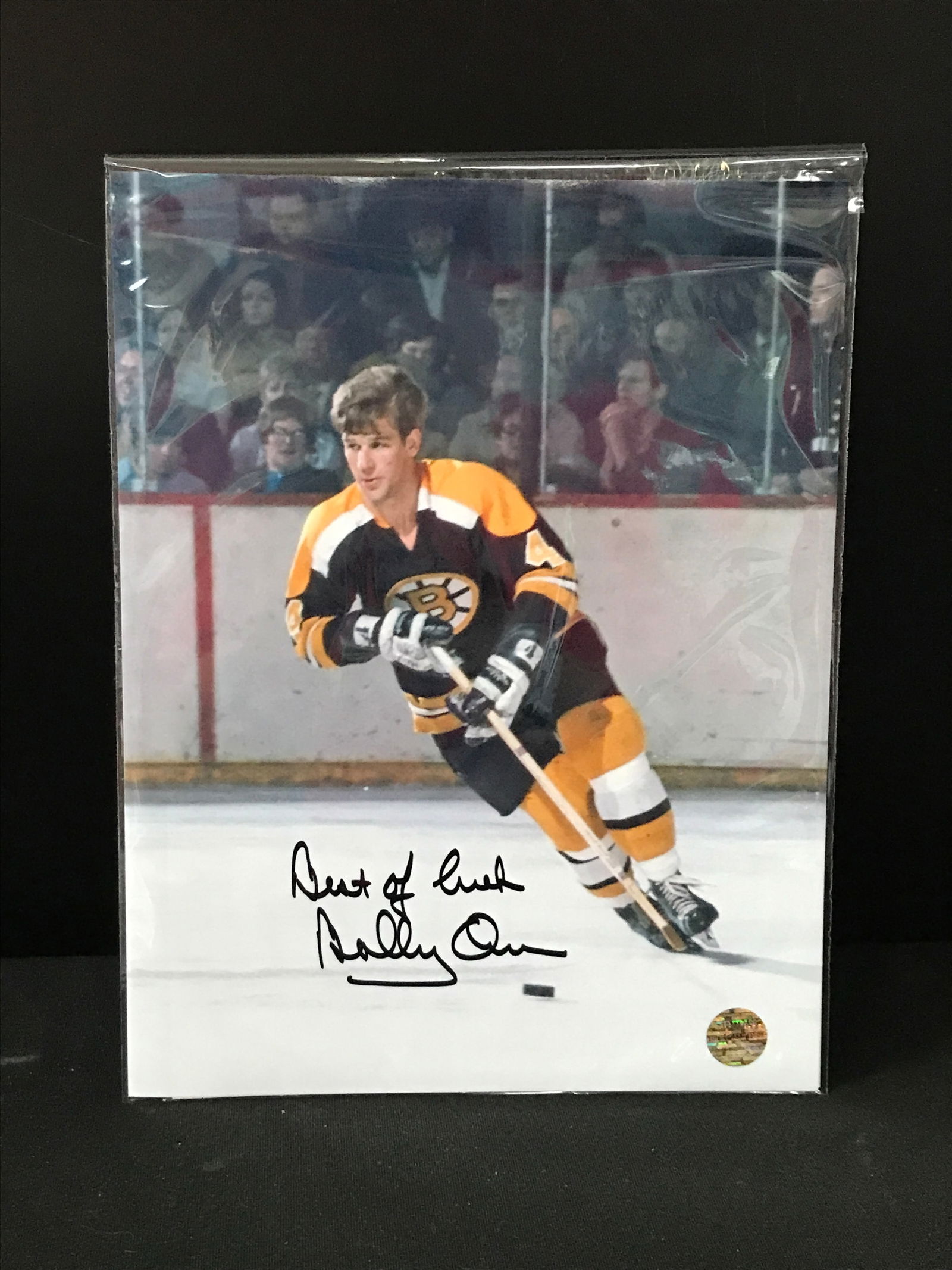 BOBBY ORR SIGNED 8 X 10 (ELITE COA) (1 of 2)