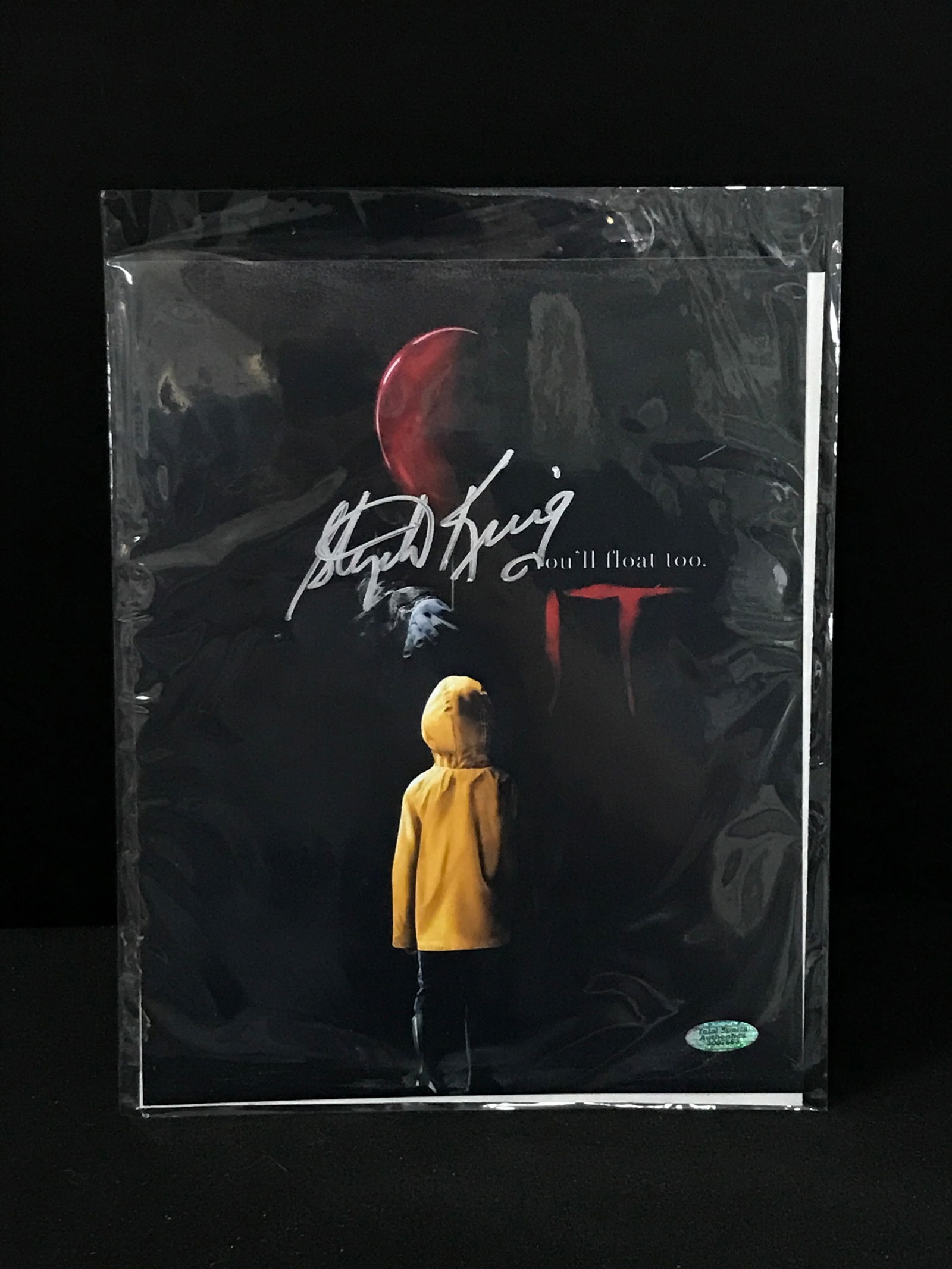 STEPHEN KING SIGNED IT 8X10 - TOTAL SPORTS AUTHENTICS COA (1 of 2)