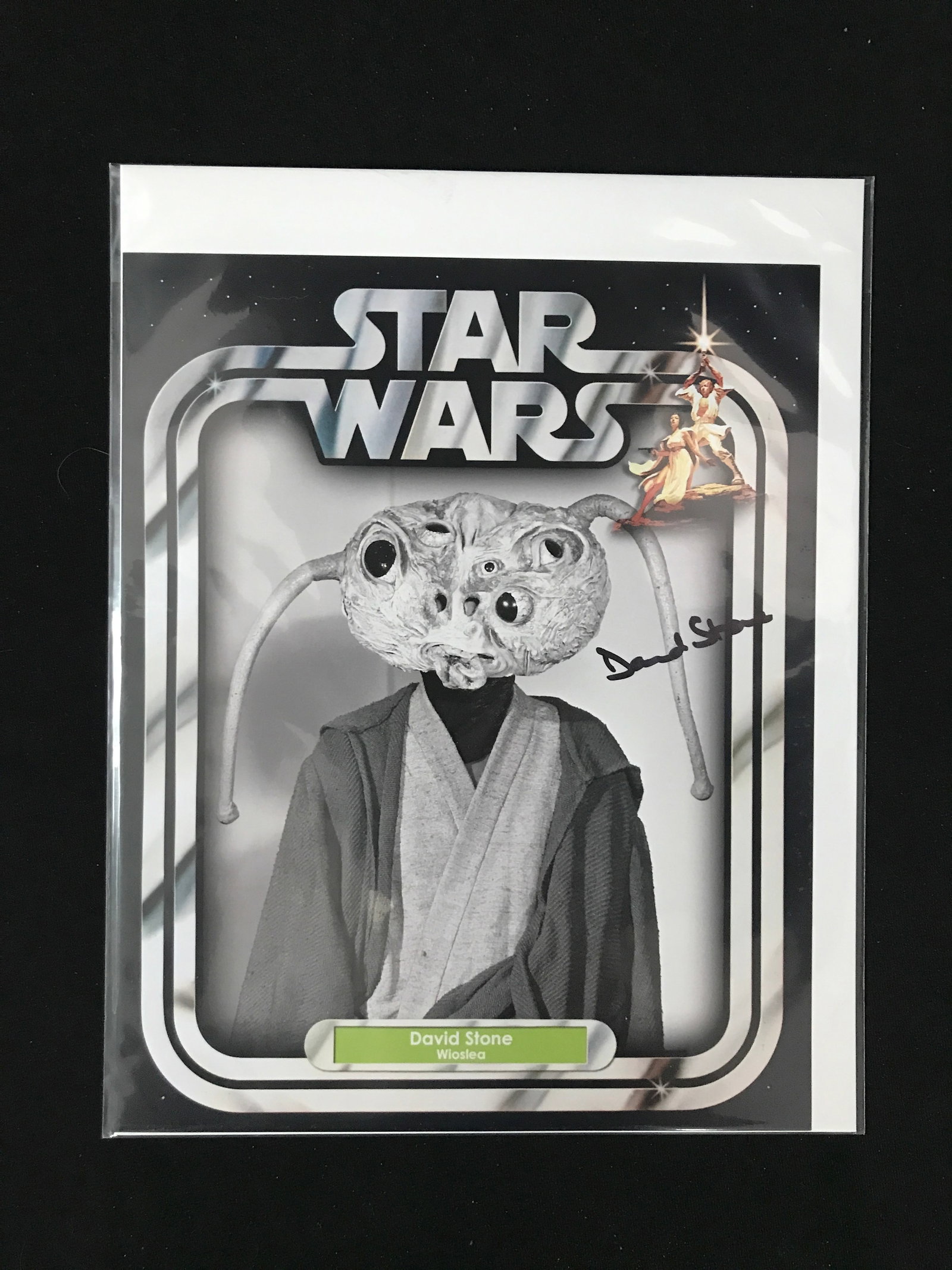 DAVID STONE SIGNED 8X10 PHOTO: Prices are in Canadian dollars