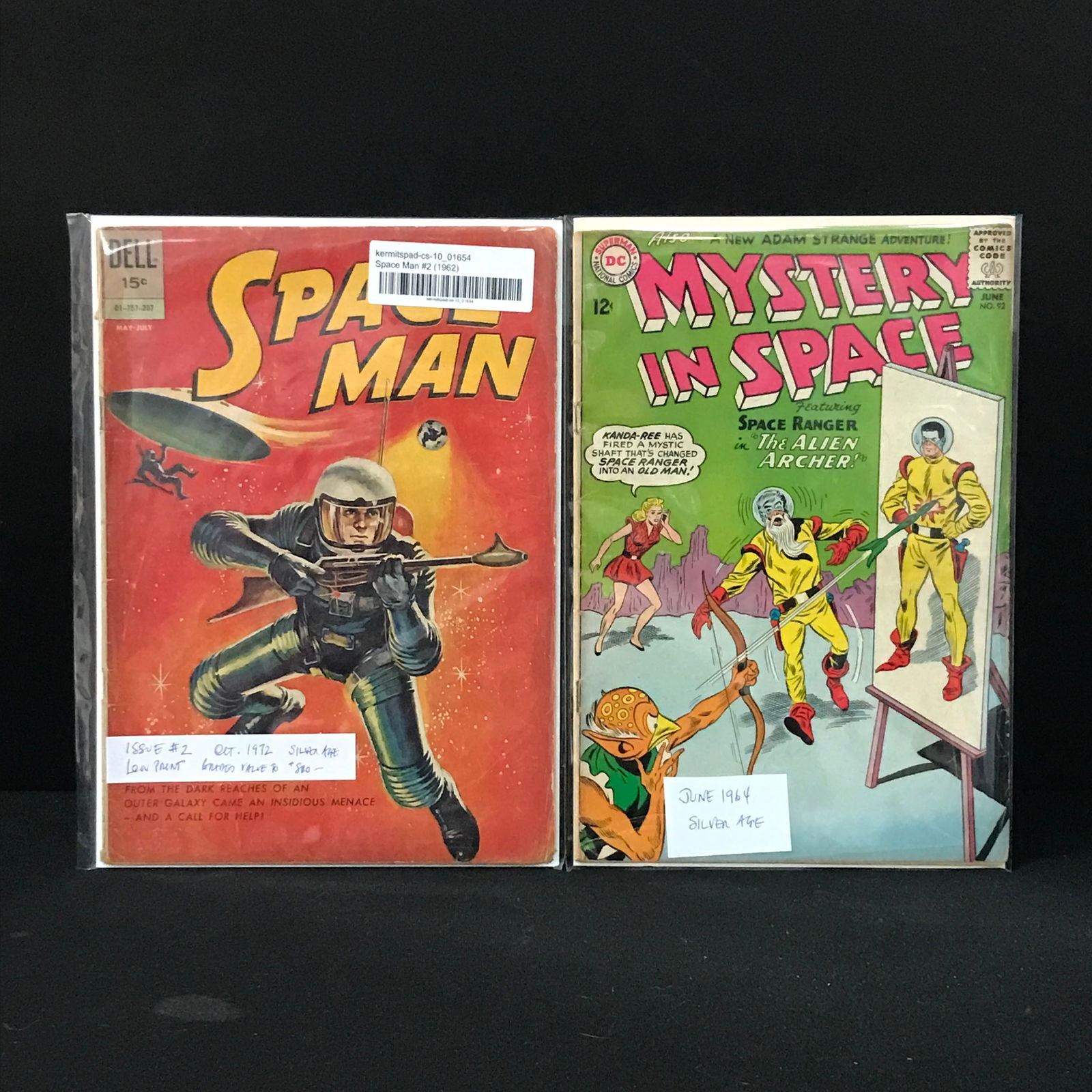 DELL COMICS SILVER AGE COMIC LOR SPACE MAN AND MYSTERY IN SPACE (1 of 1)