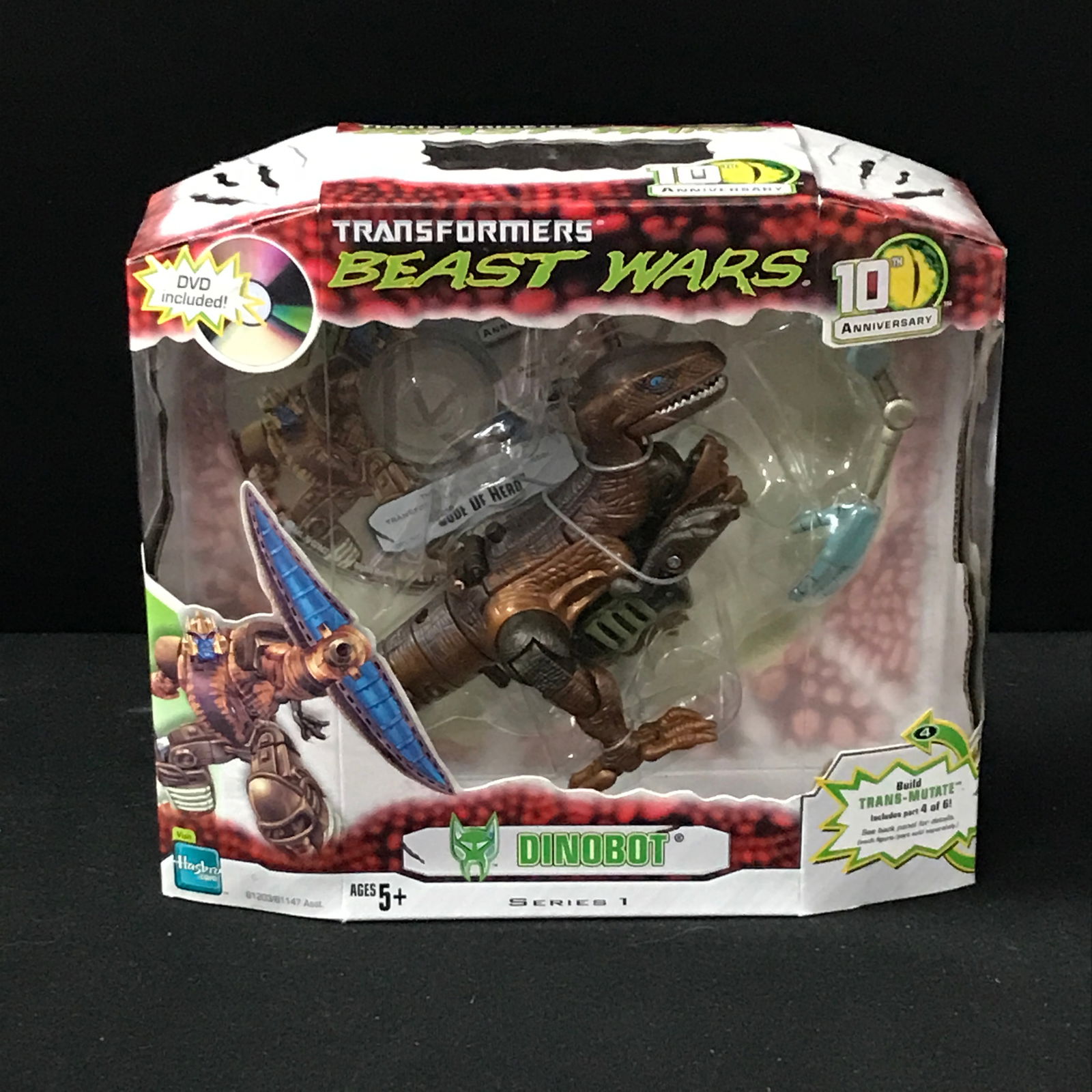 TRANSFORMERS BEAST WARS ACTION FIGURE SEALED IN PACK - DINOBOT (1 of 1)