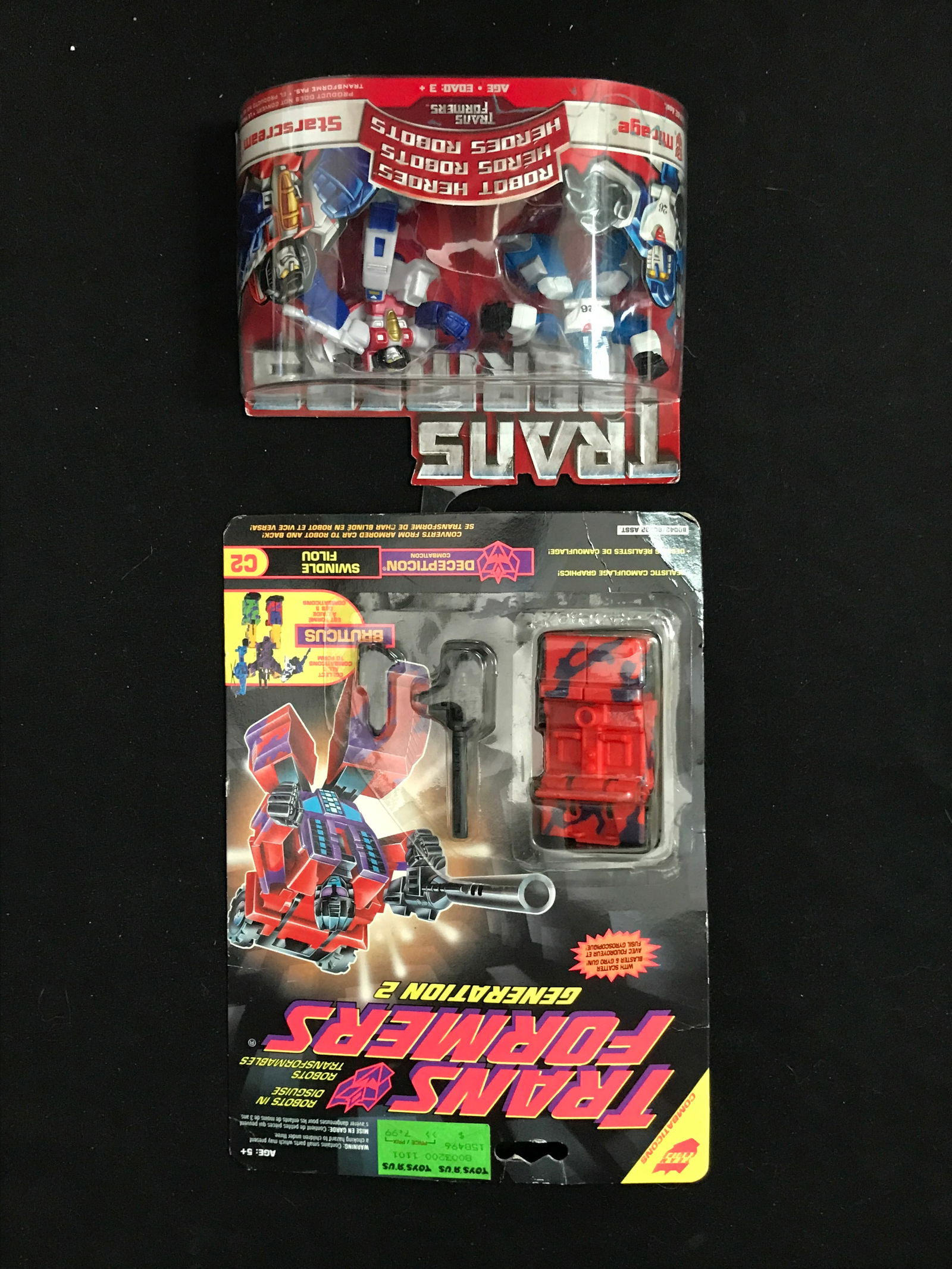LOT OF 2 TRANSFORMERS ACTION FIGURES - NEW IN BOX (1 of 1)