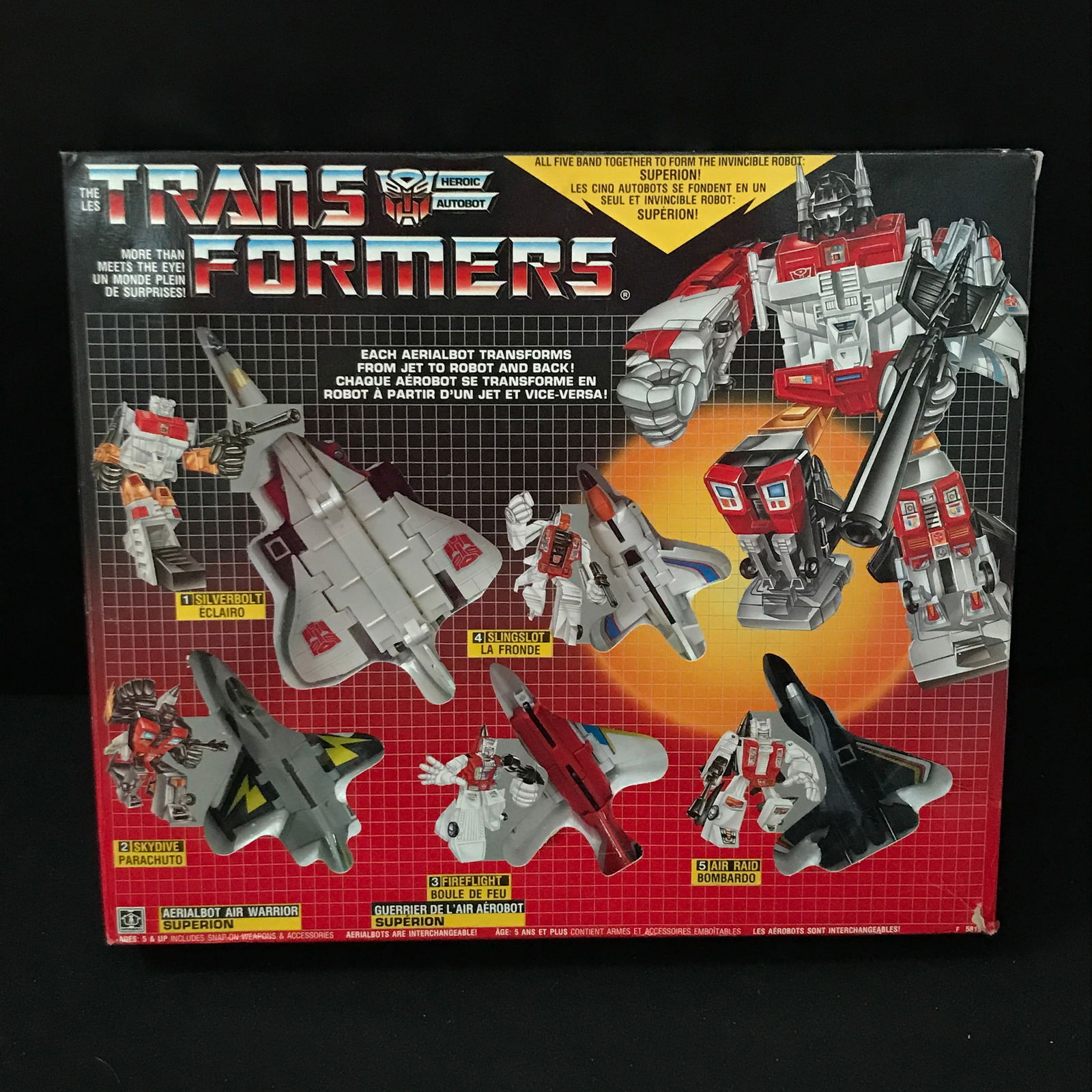 1985 HASBRO Transformers G1 SUPERION Aerialbots (1 of 1)