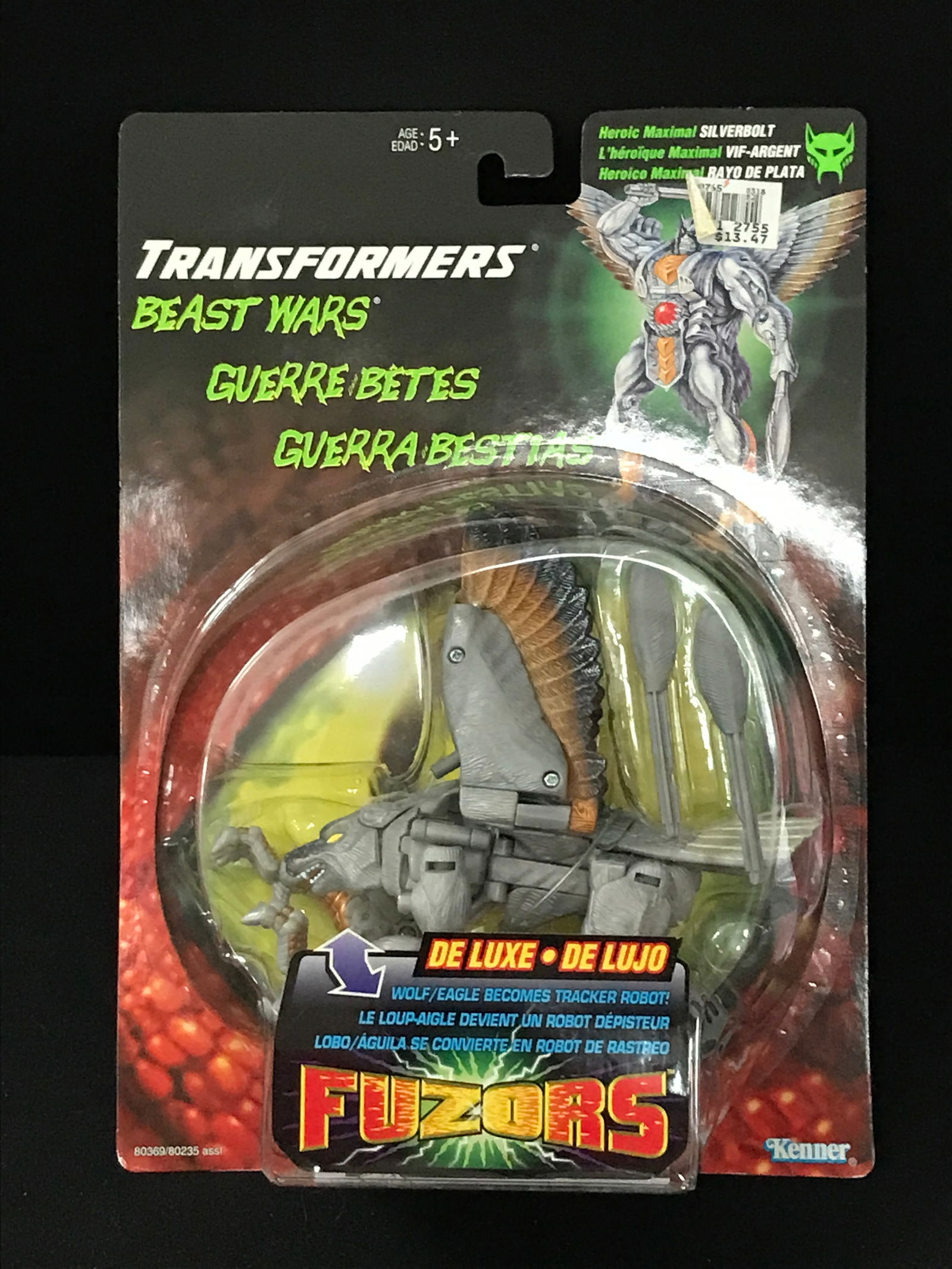 TRANSFORMERS BEAST WARS ACTION FIGURE SEALED IN PACK (1 of 2)