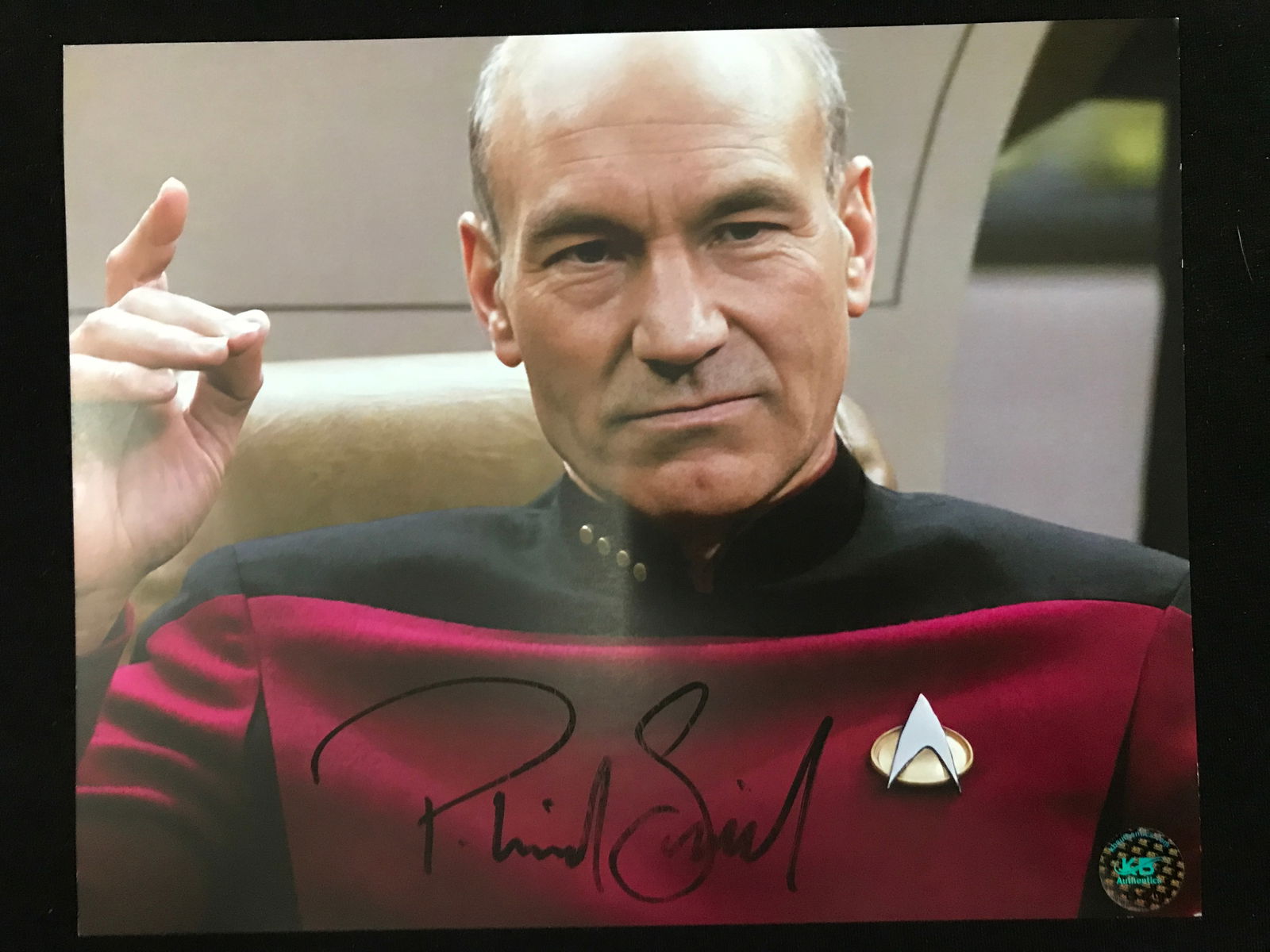 PATRICK STEWART SIGNED 8X10 PHOTO KB AUTHENTICS COA (1 of 1)