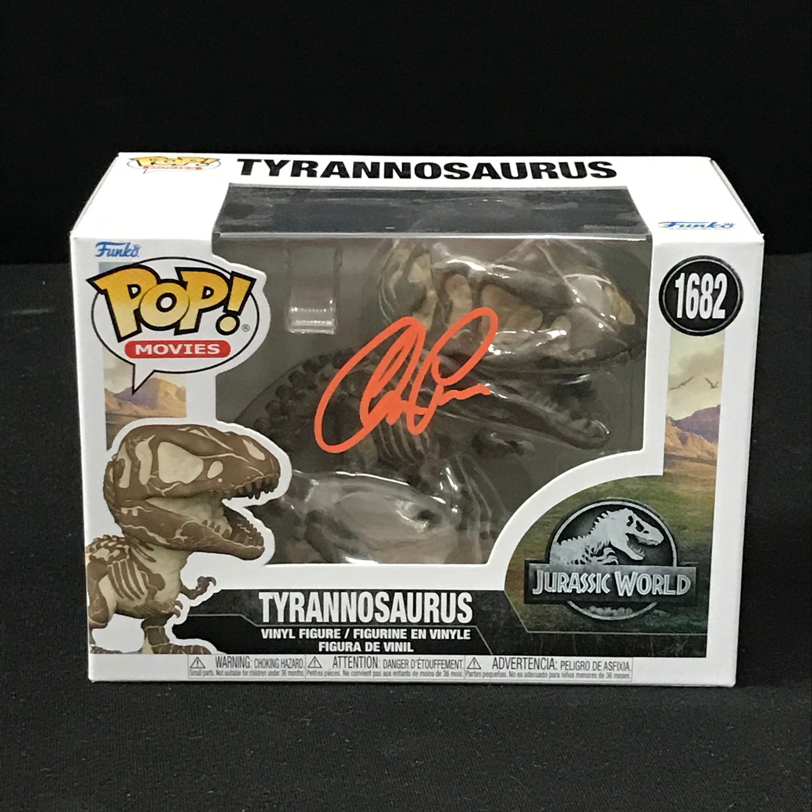 CHRIS PRATT SIGNED JURASSIC PARK FUNKO POP - KB COA (1 of 1)