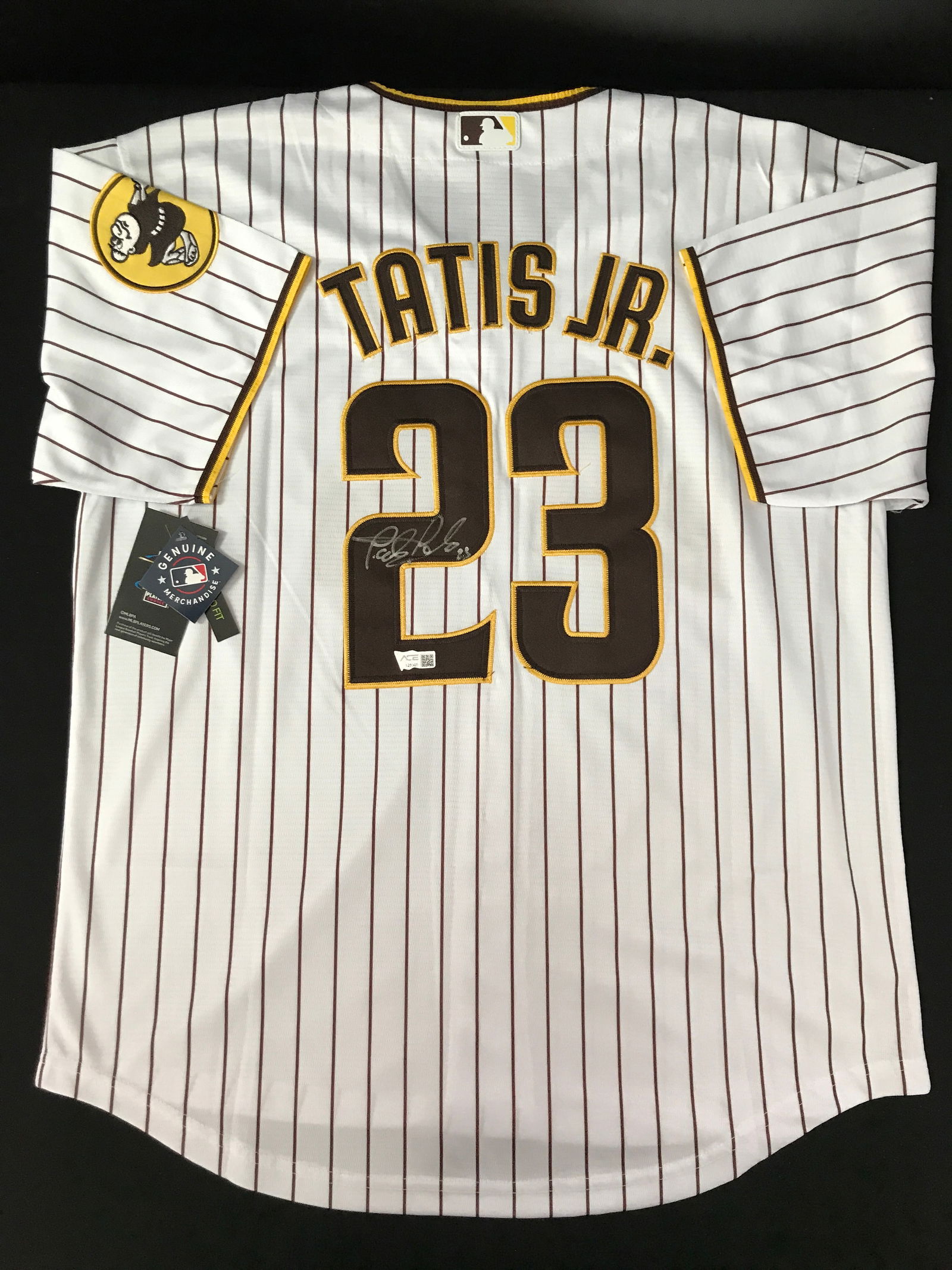 FERNANDO TATIS JR SIGNED JERSEY ACE COA (1 of 3)