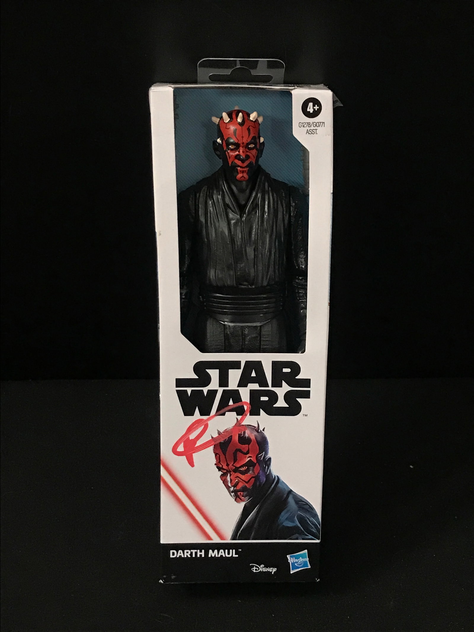 RAY PARK SIGNED DARTH MAUL FIGURE WWOC COA: Prices are in Canadian dollars