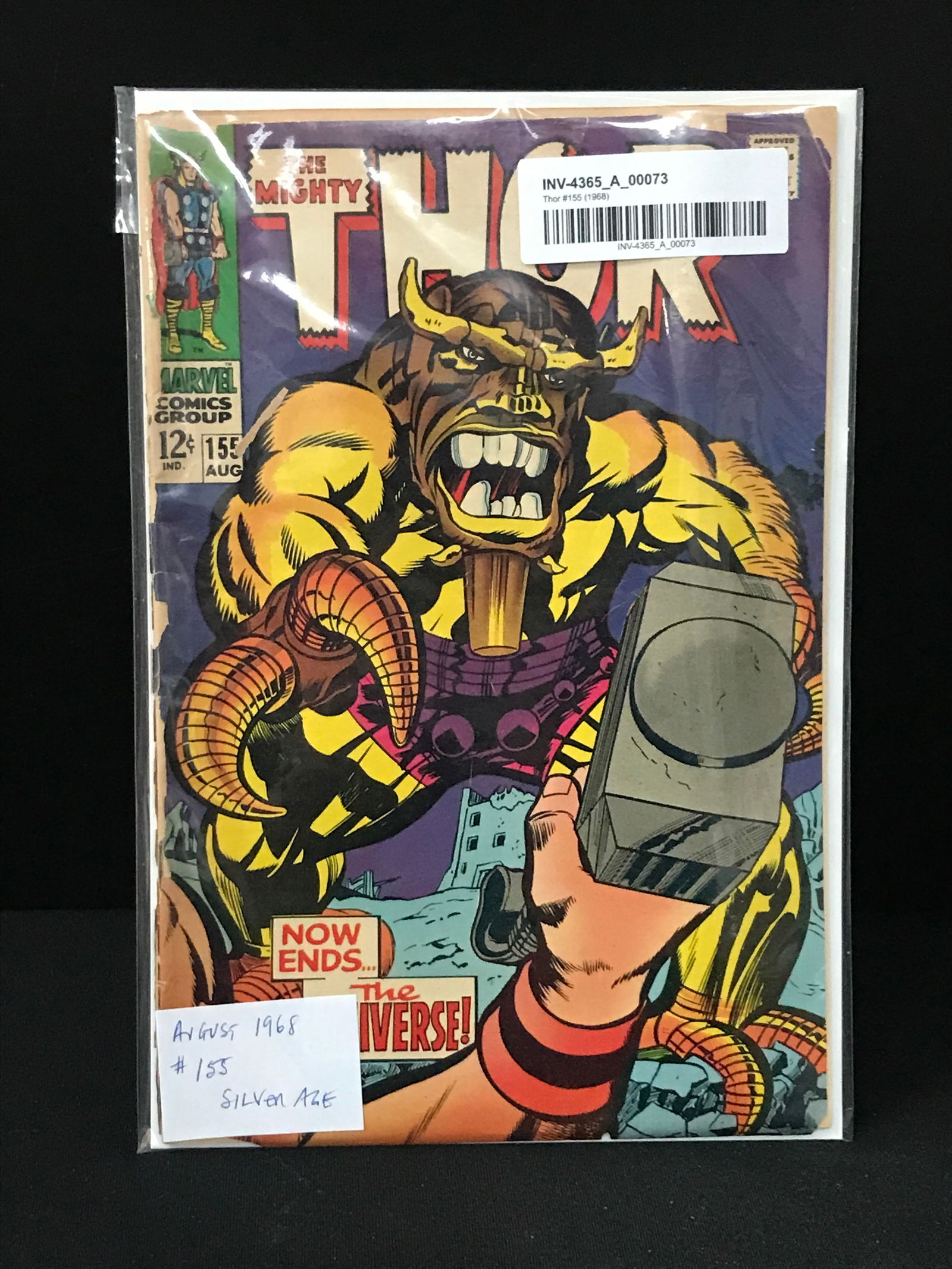 MARVEL COMICS NO.155 THE MIGHTY THOR (1 of 1)
