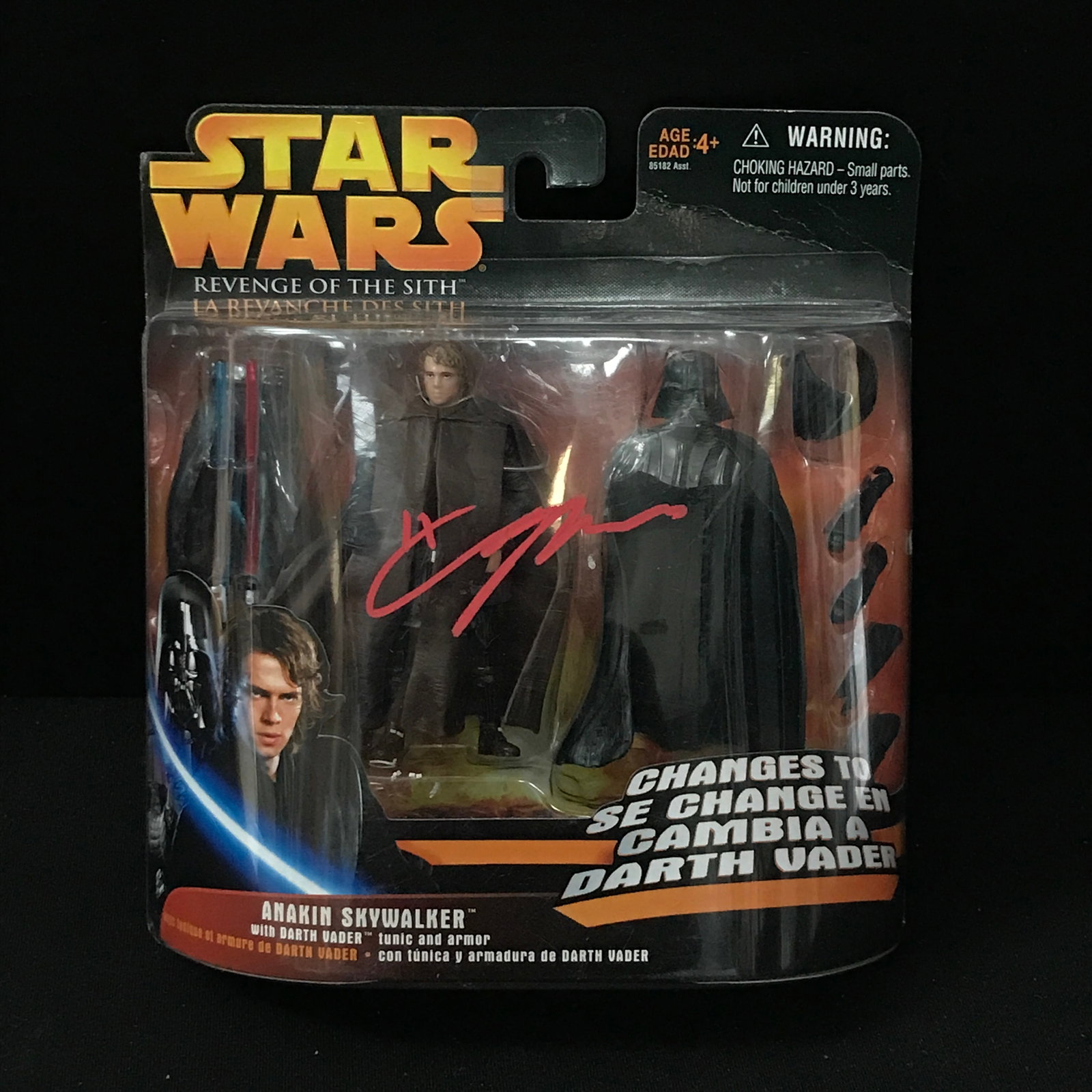 HAYDEN CHRISTENSEN SIGNED FIGURE WWOC COA: Prices are in Canadian dollars