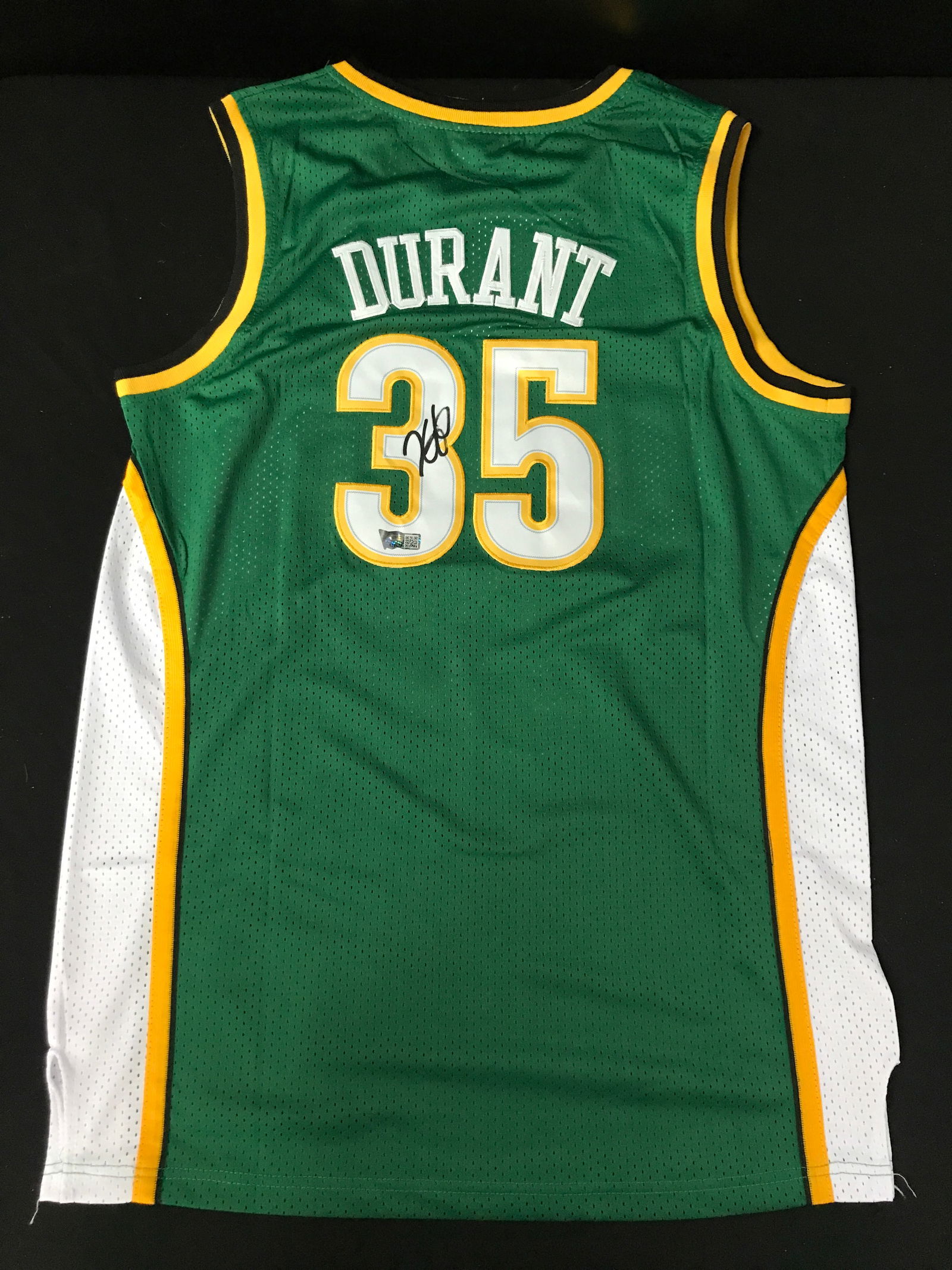 KEVIN DURANT SIGNED SEATTLE SUPERSONICS JERSEY ACE COA (1 of 3)