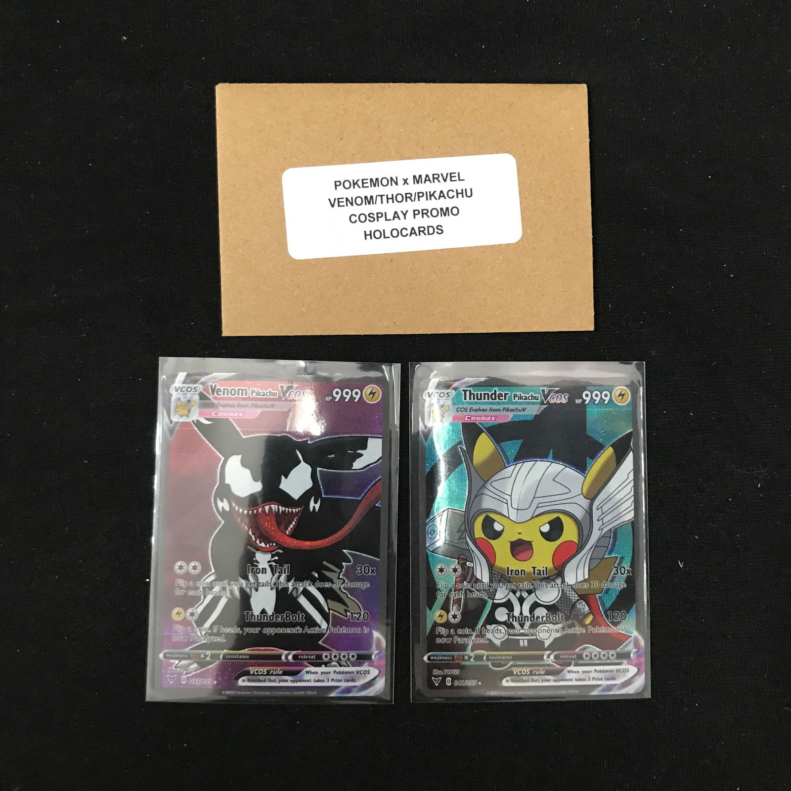LOT OF 2 POKEMON COSPLAY PROMO HOLO CARDS: Prices are in Canadian dollars