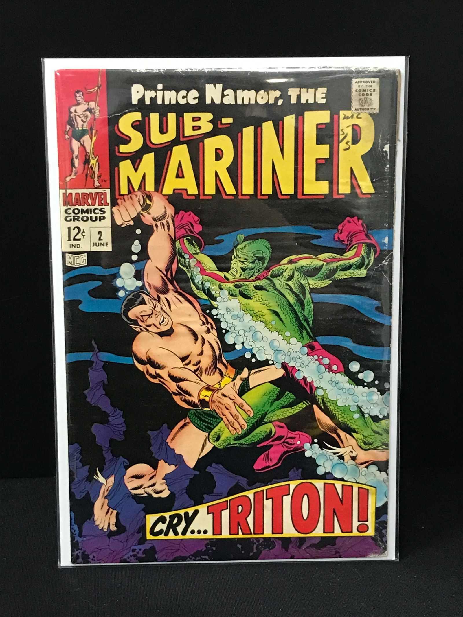 MARVEL COMICS NO.2 SUBMARINER (1 of 1)